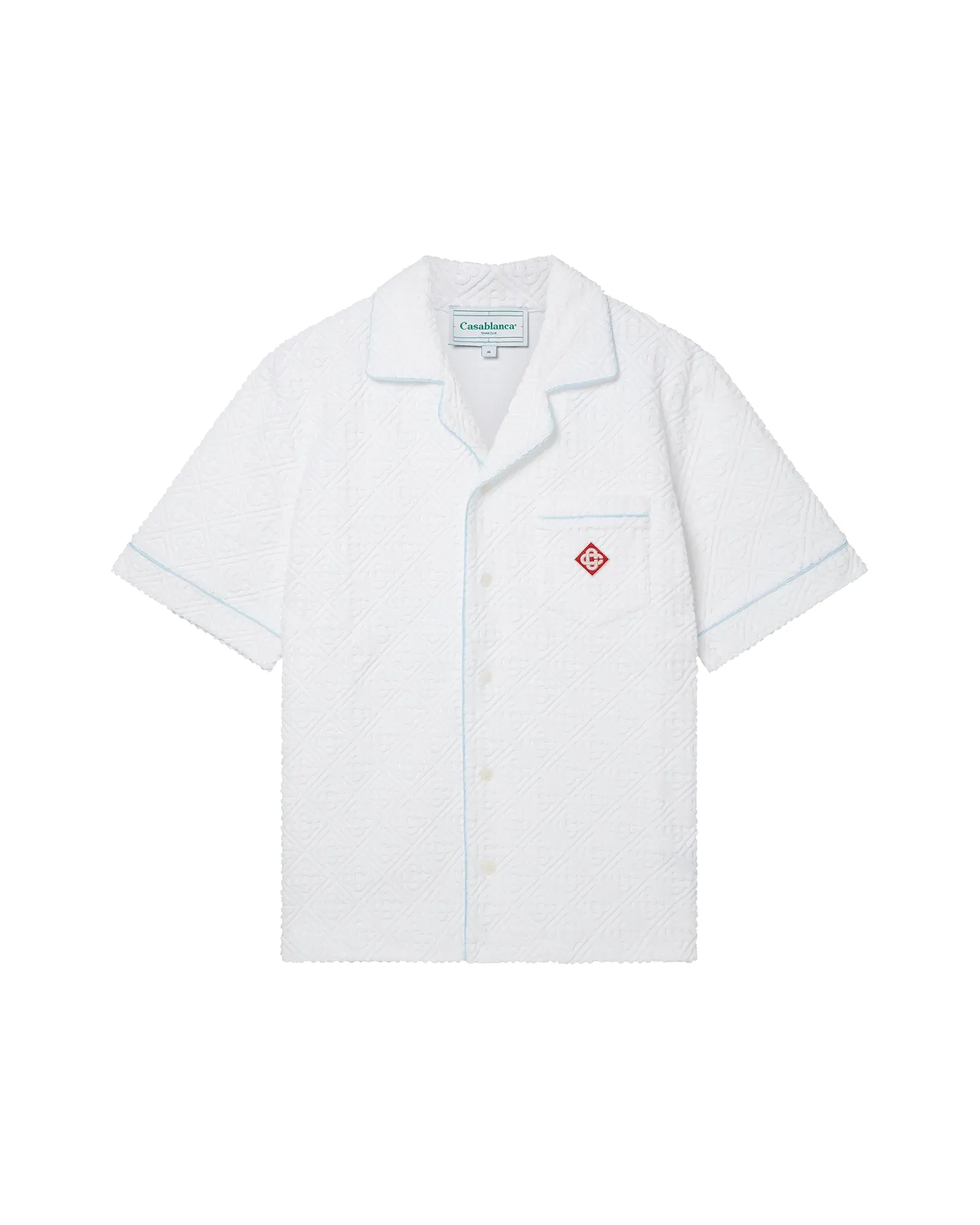 Monogram Terry Short Sleeve Shirt sold by Casablanca