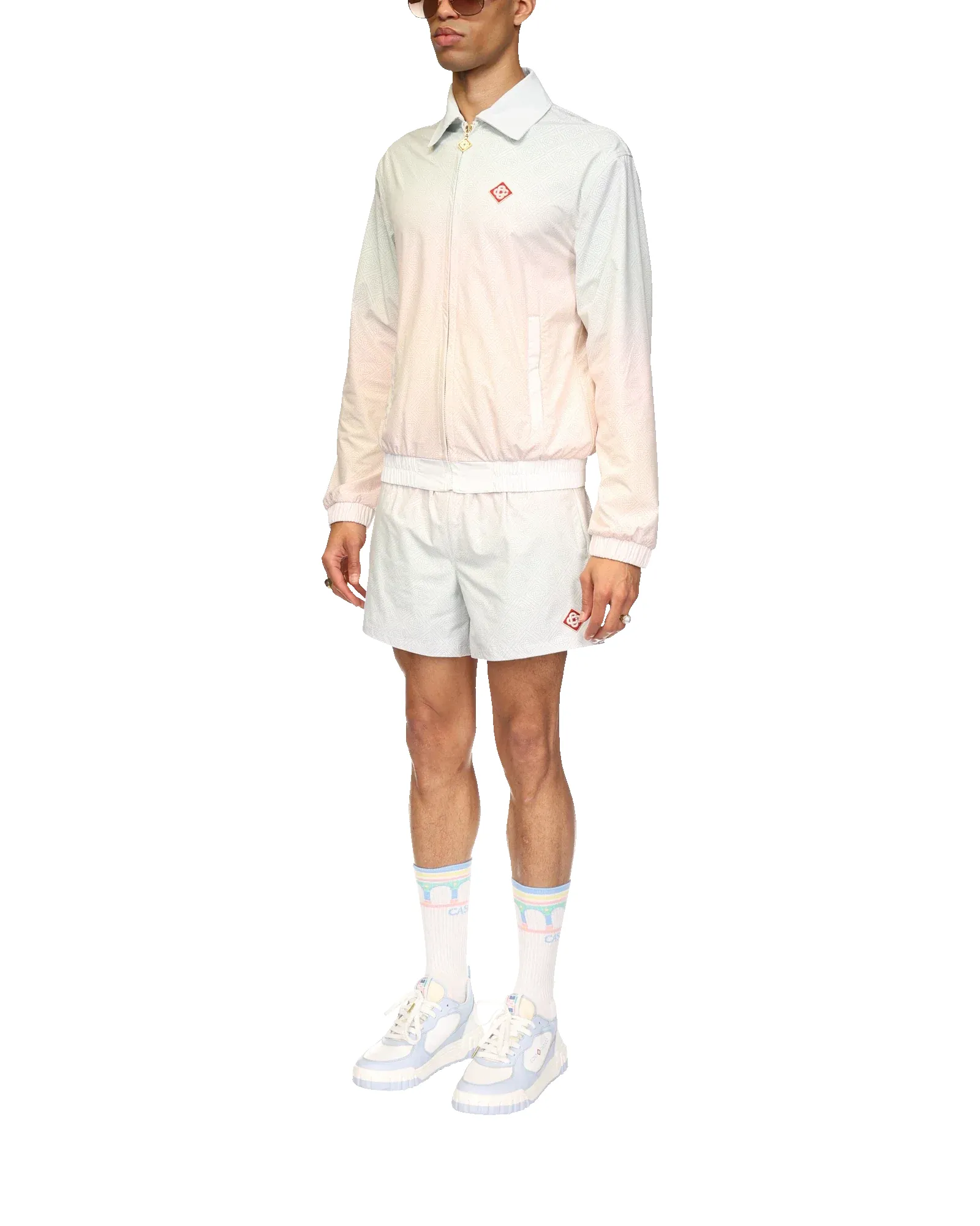 Gradient Laser Detail Track Jacket sold by Casablanca product image thumbnail 3