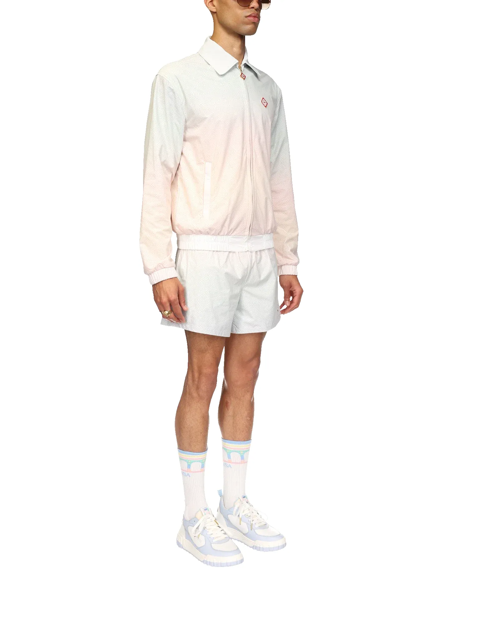 Gradient Laser Detail Track Jacket sold by Casablanca product image thumbnail 5