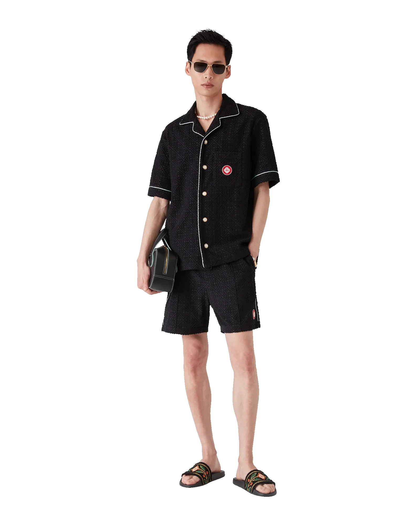 Monogram Jacquard Towelling Shorts sold by Casablanca product image thumbnail 2