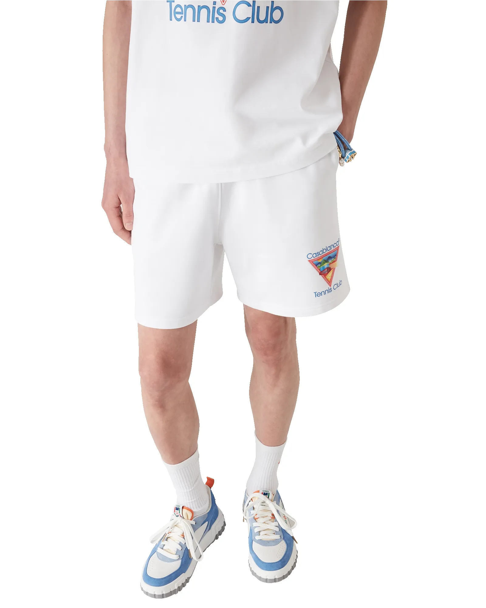 Tennis Club Icon Sweatshorts sold by Casablanca product image thumbnail 4