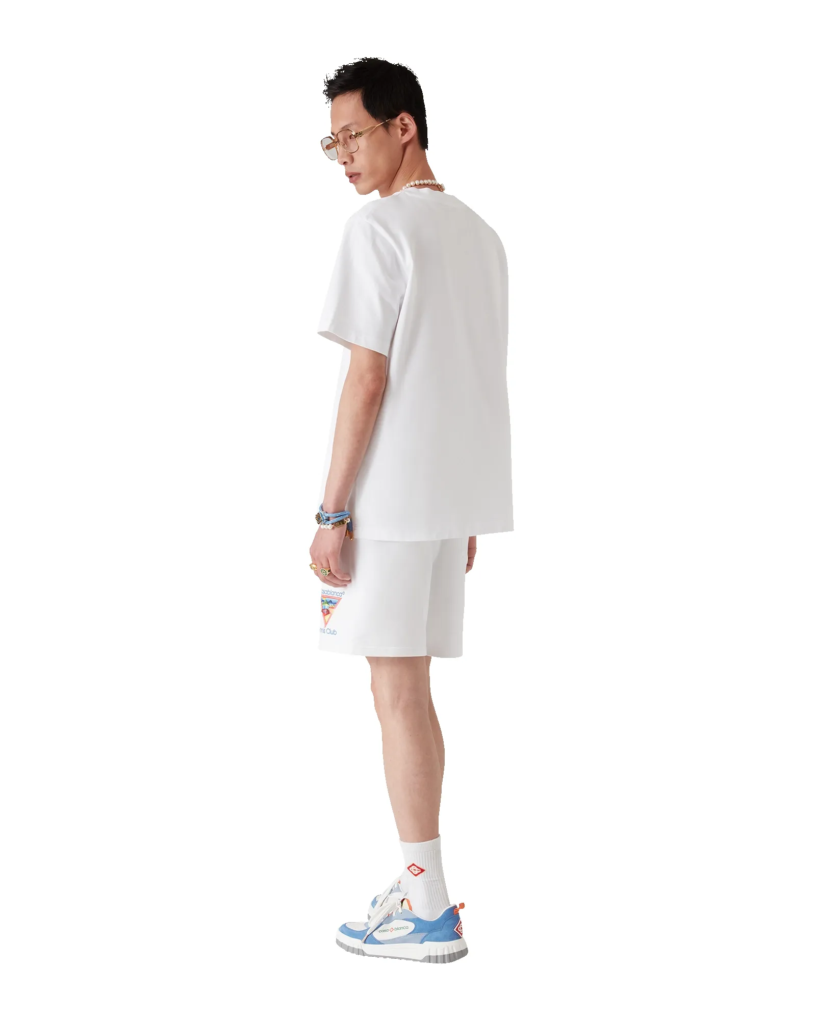 Tennis Club Icon Sweatshorts sold by Casablanca product image thumbnail 3