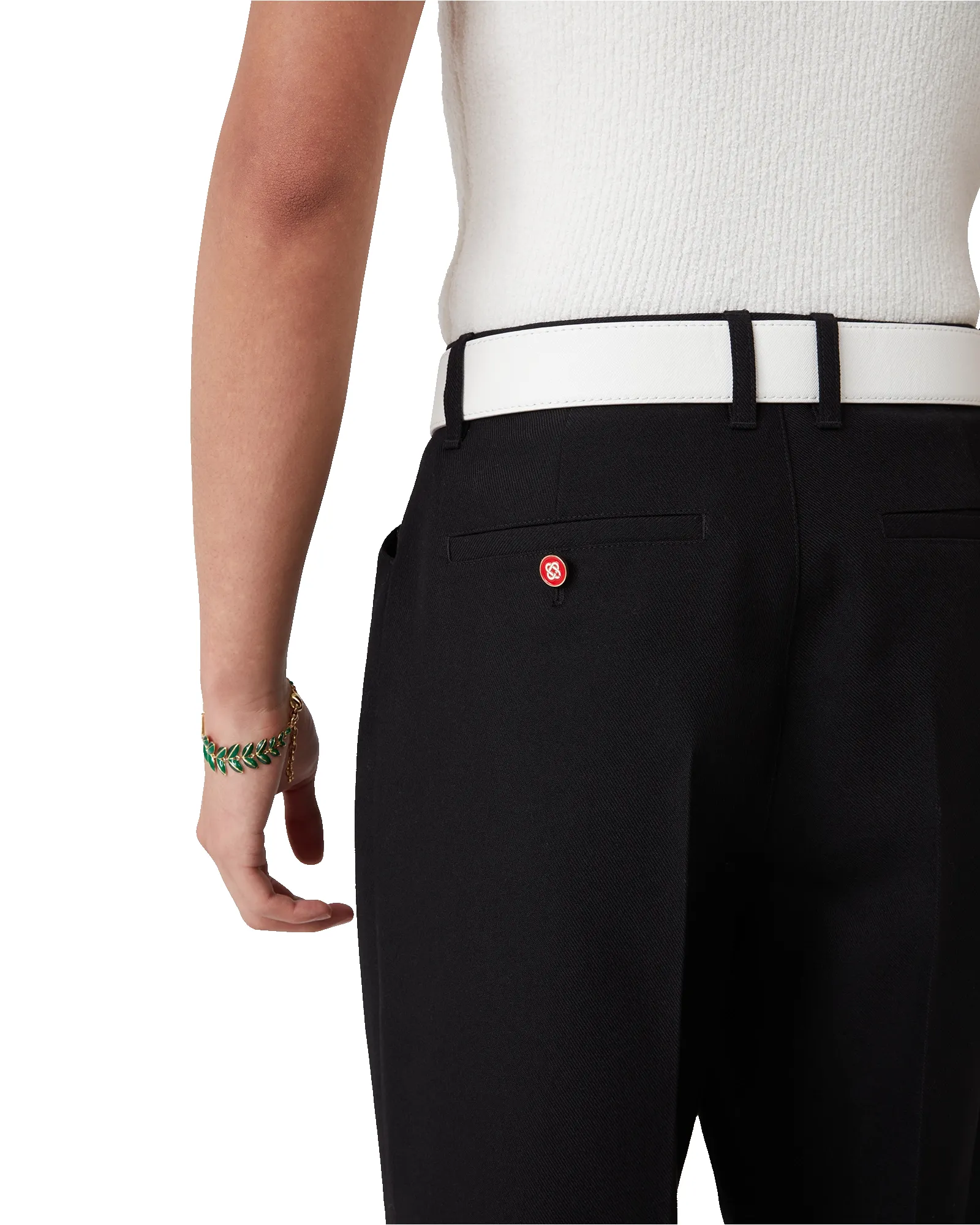 Pleated Chino Trousers sold by Casablanca product image thumbnail 5