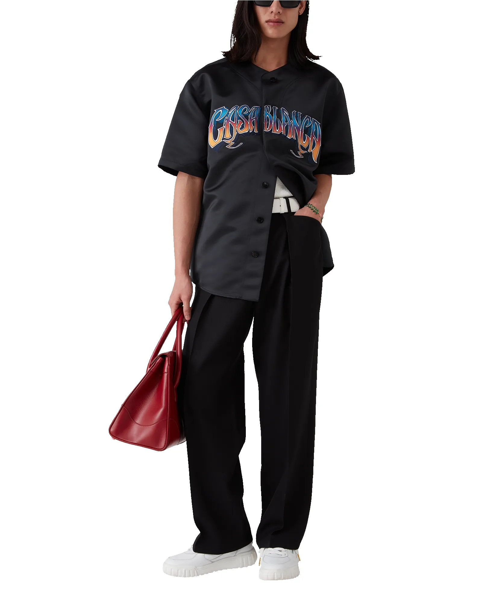 Pleated Chino Trousers sold by Casablanca product image thumbnail 4