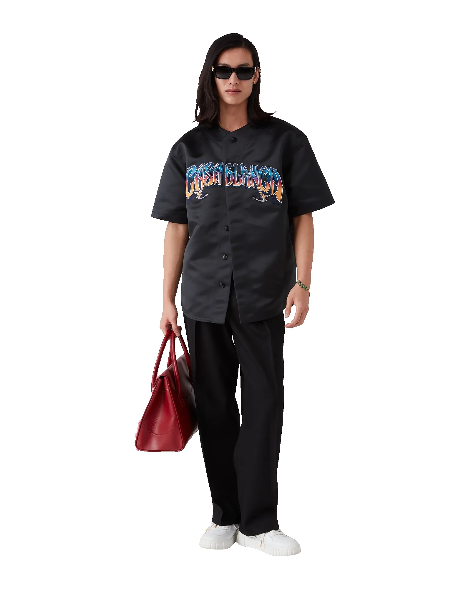 Pleated Chino Trousers sold by Casablanca product image thumbnail 2