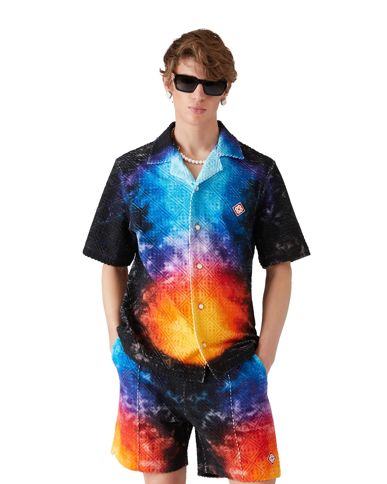 Gradient Short Sleeve Towelling Shirt sold by Casablanca product image thumbnail 3