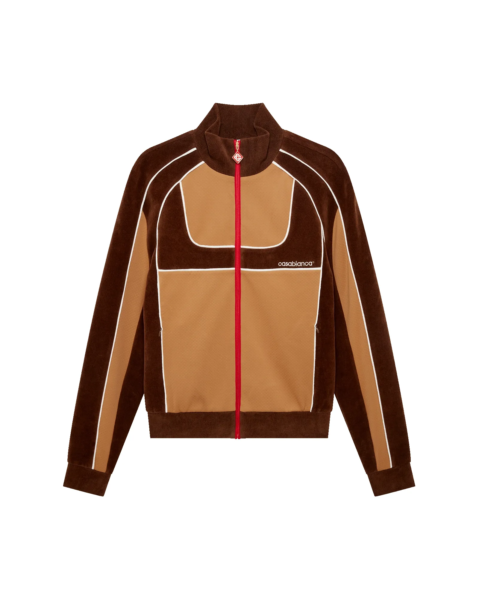 Chenille Panelled Track Jacket sold by Casablanca