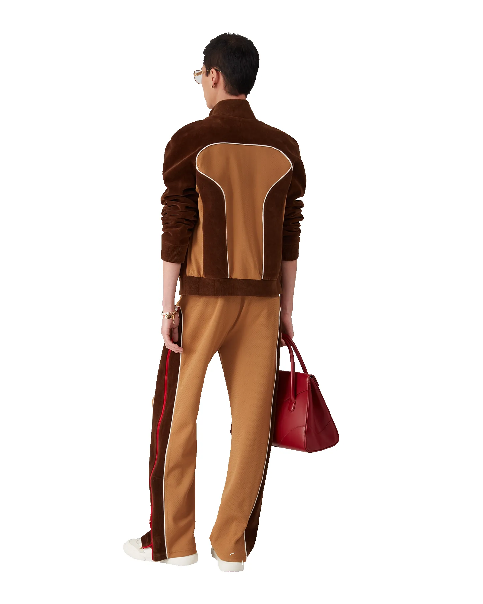 Chenille Panelled Track Jacket sold by Casablanca product image thumbnail 5