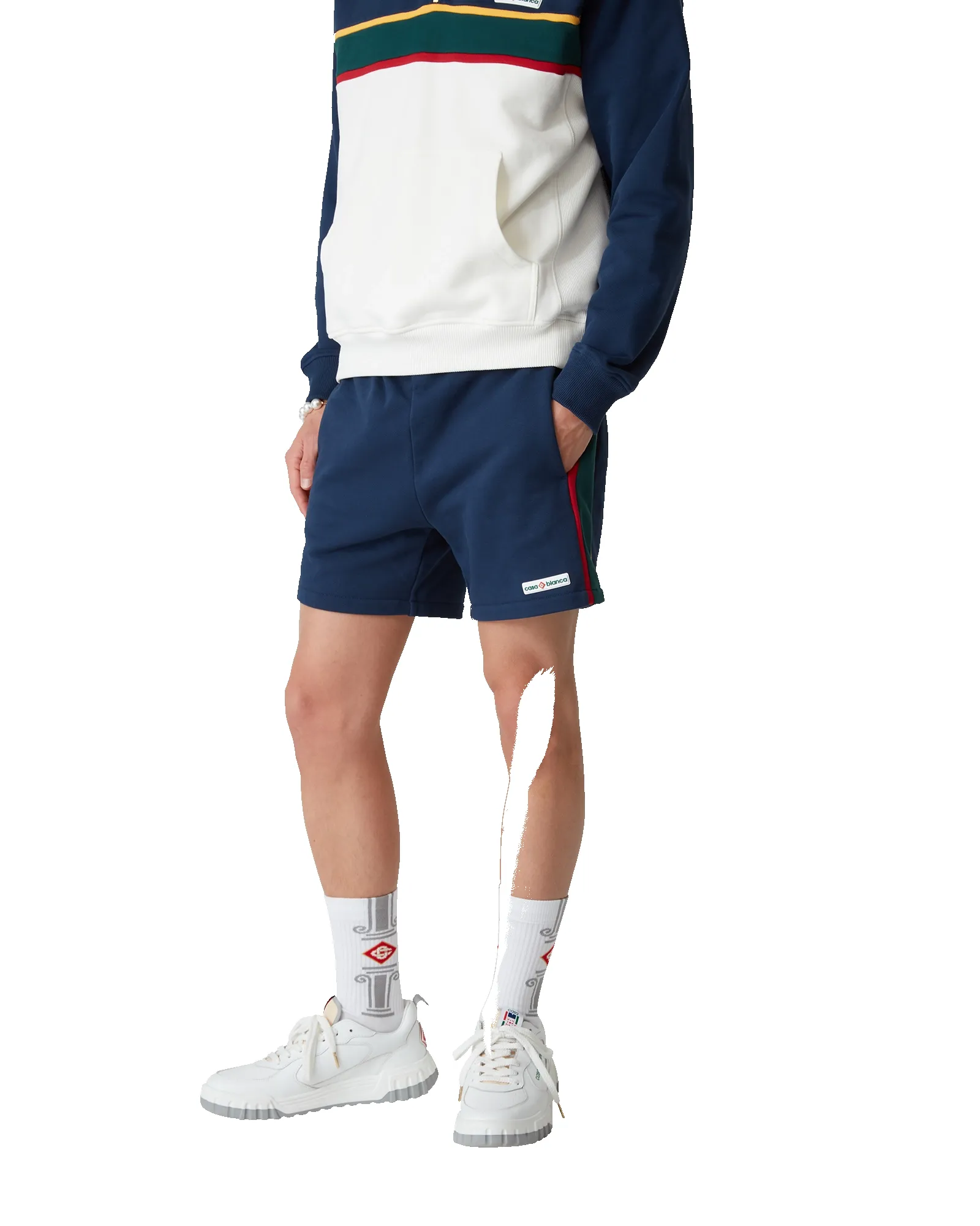 Colourblock Sweatshorts sold by Casablanca product image thumbnail 4