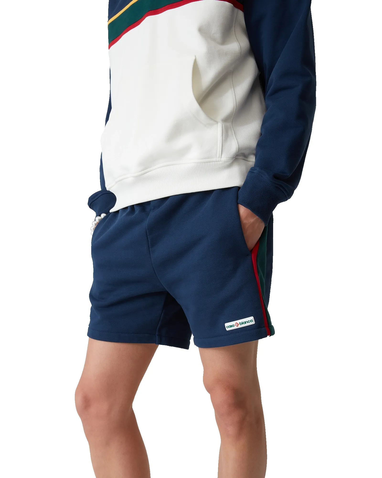 Colourblock Sweatshorts sold by Casablanca product image thumbnail 5