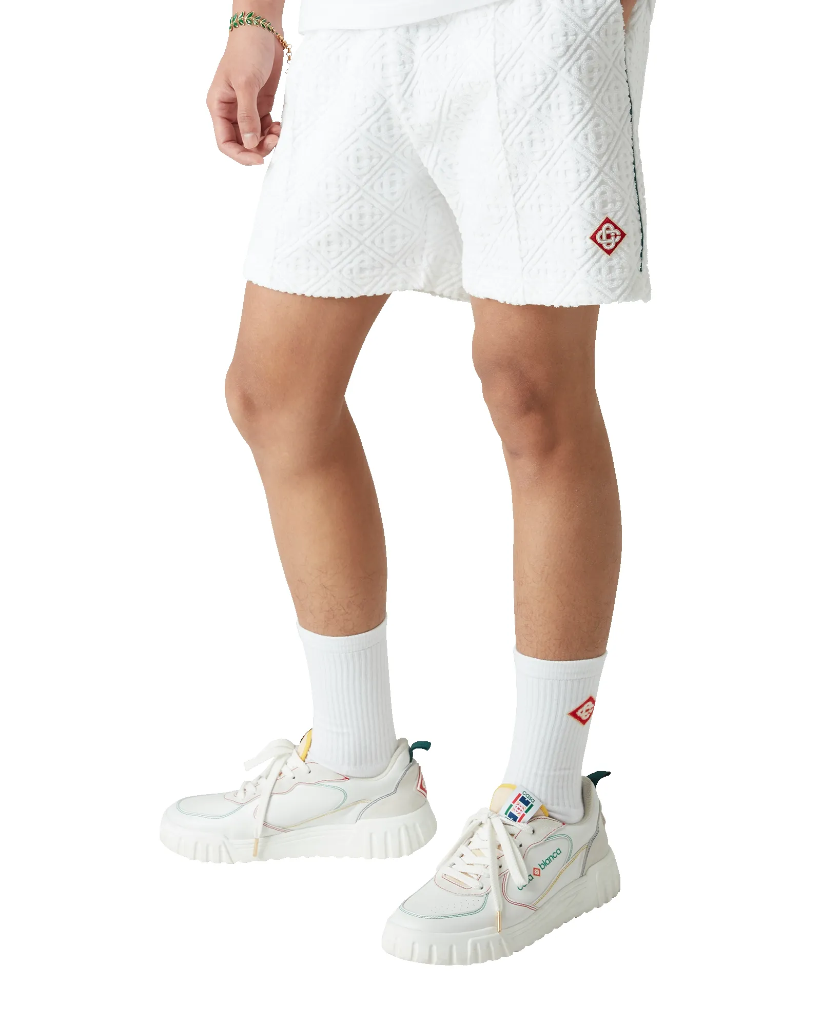 Monogram Towelling Shorts sold by Casablanca product image thumbnail 4