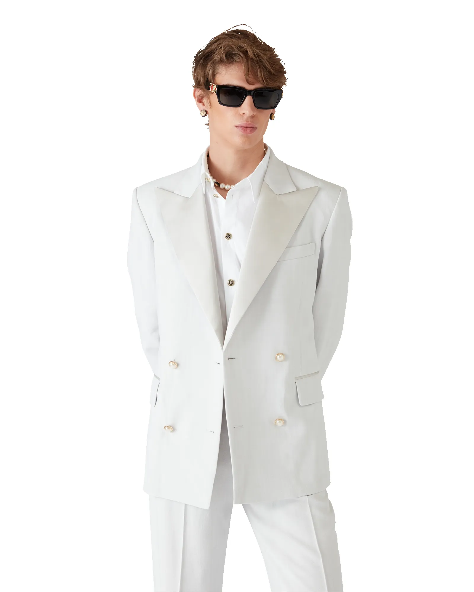 Double Breasted Tuxedo Jacket sold by Casablanca product image thumbnail 3