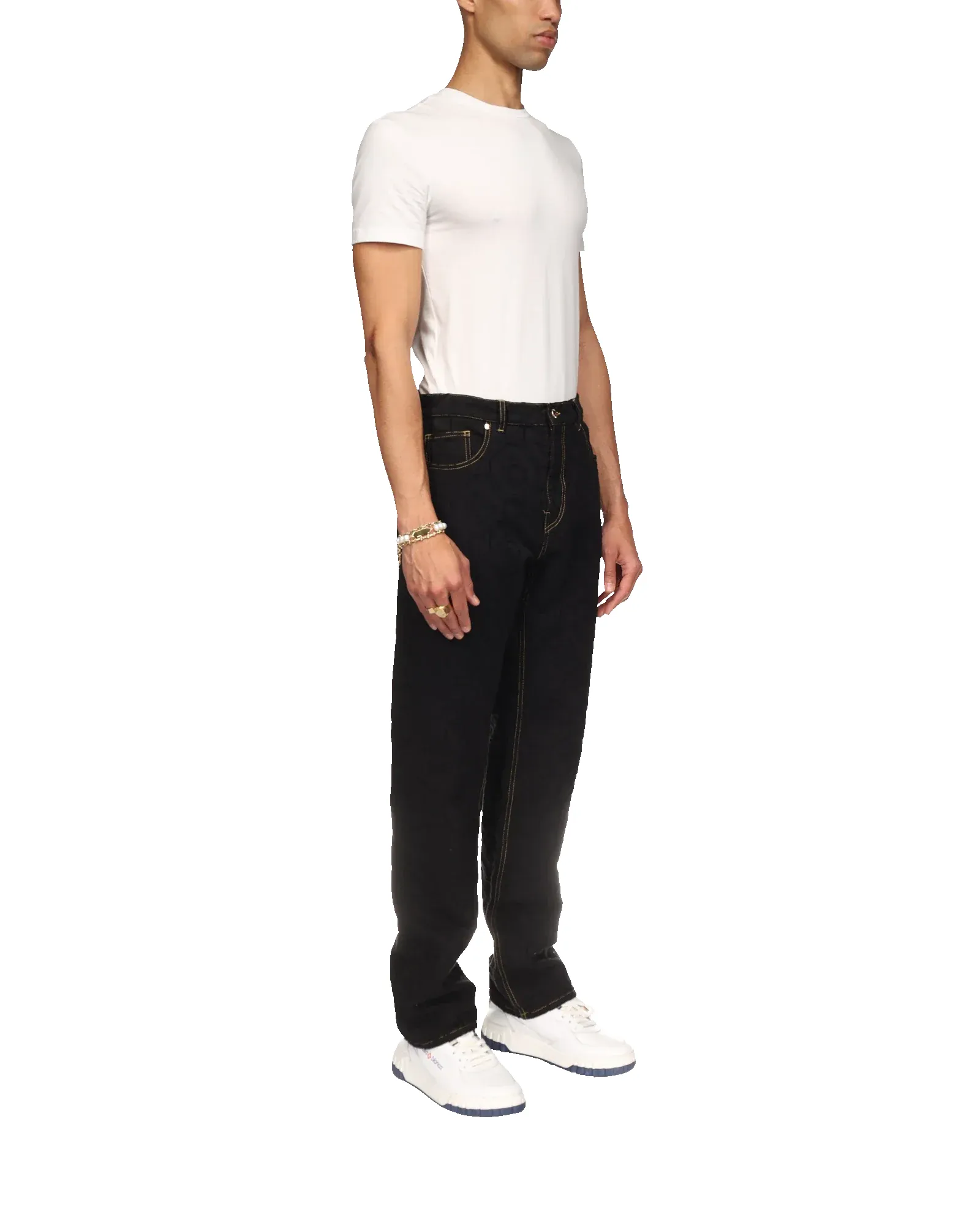 Jacquard Denim Jeans sold by Casablanca product image thumbnail 5