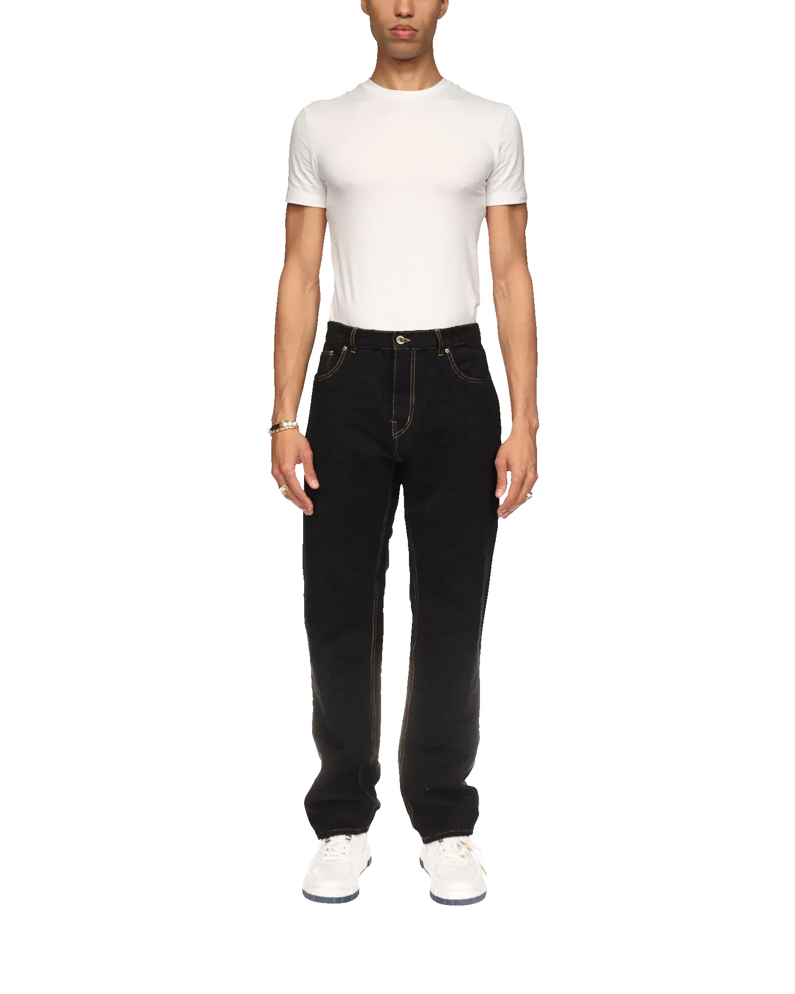 Jacquard Denim Jeans sold by Casablanca product image thumbnail 2
