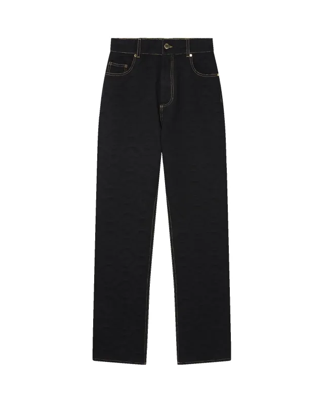Jacquard Denim Jeans sold by Casablanca