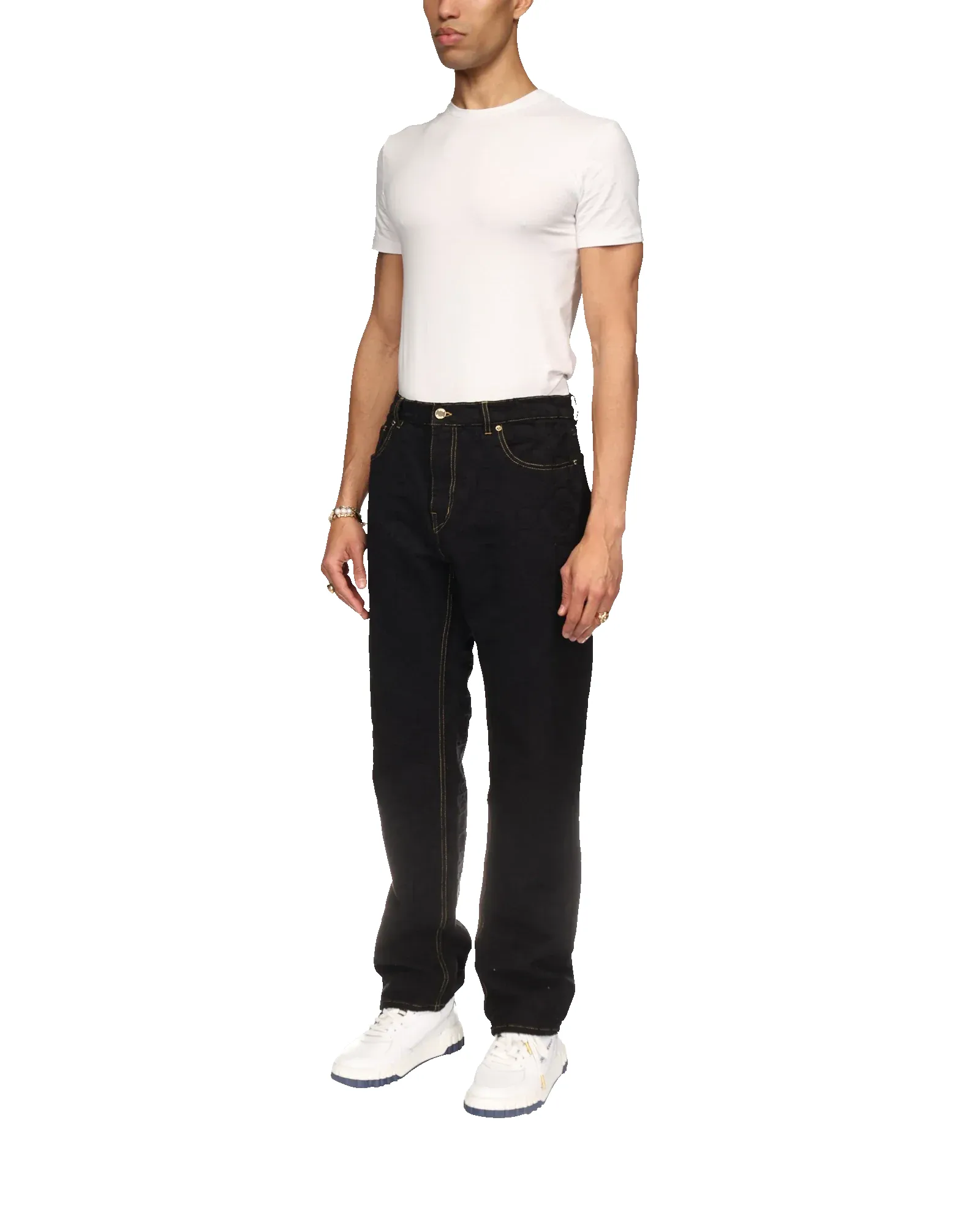 Jacquard Denim Jeans sold by Casablanca product image thumbnail 3