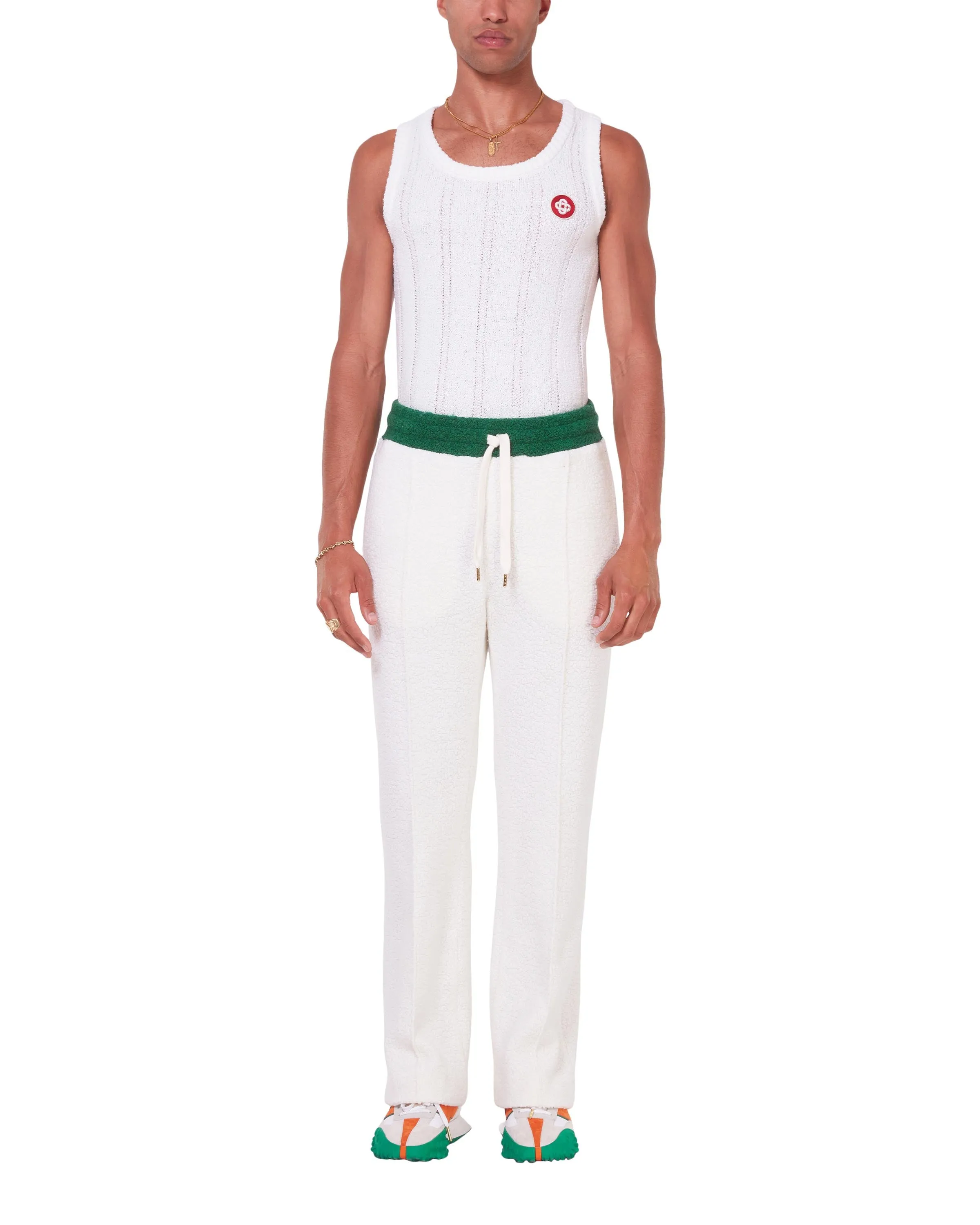 Off-White Cashmere Colour Block Sweatpants sold by Casablanca product image thumbnail 2