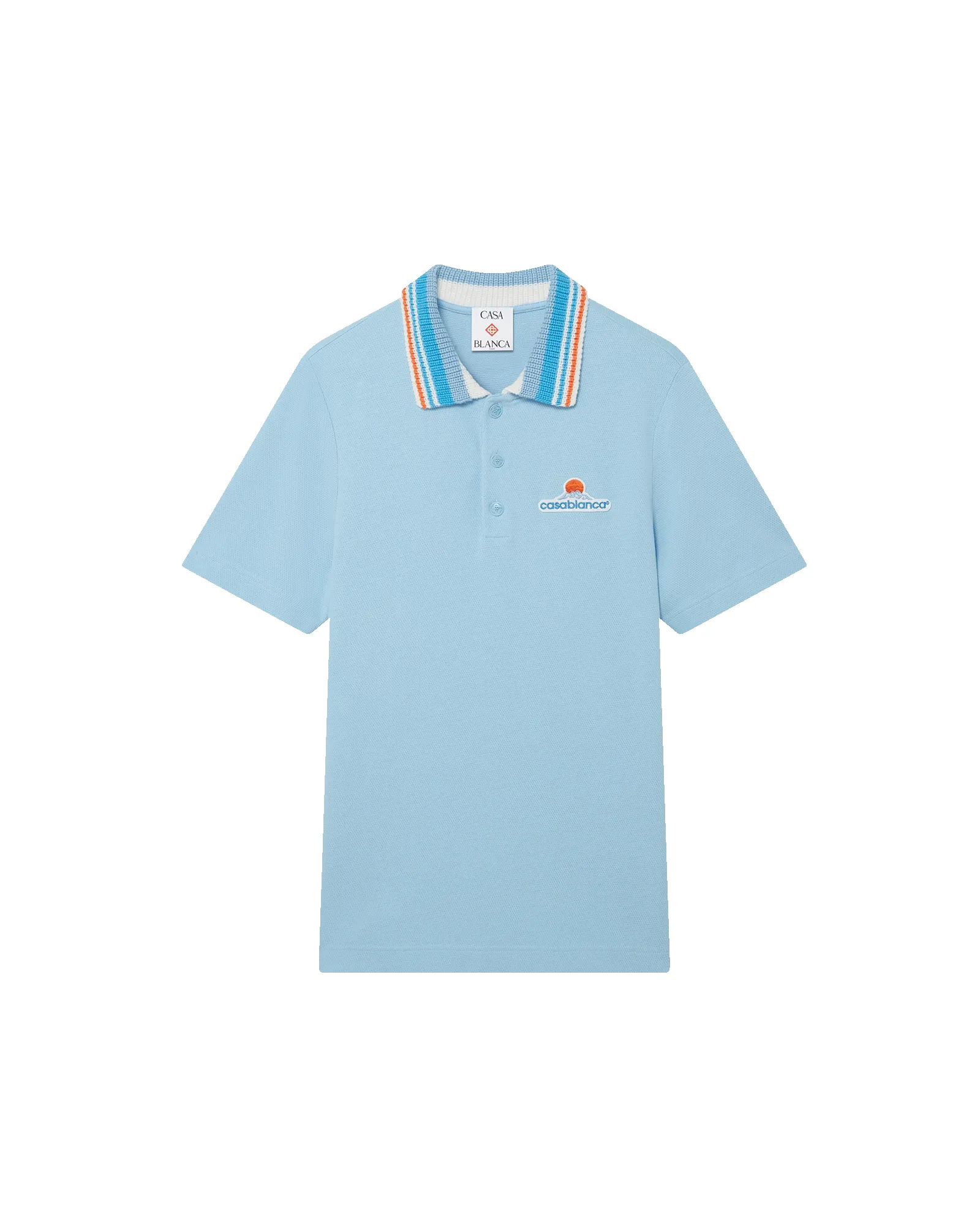 Knit Pique Short Sleeve Polo Shirt sold by Casablanca