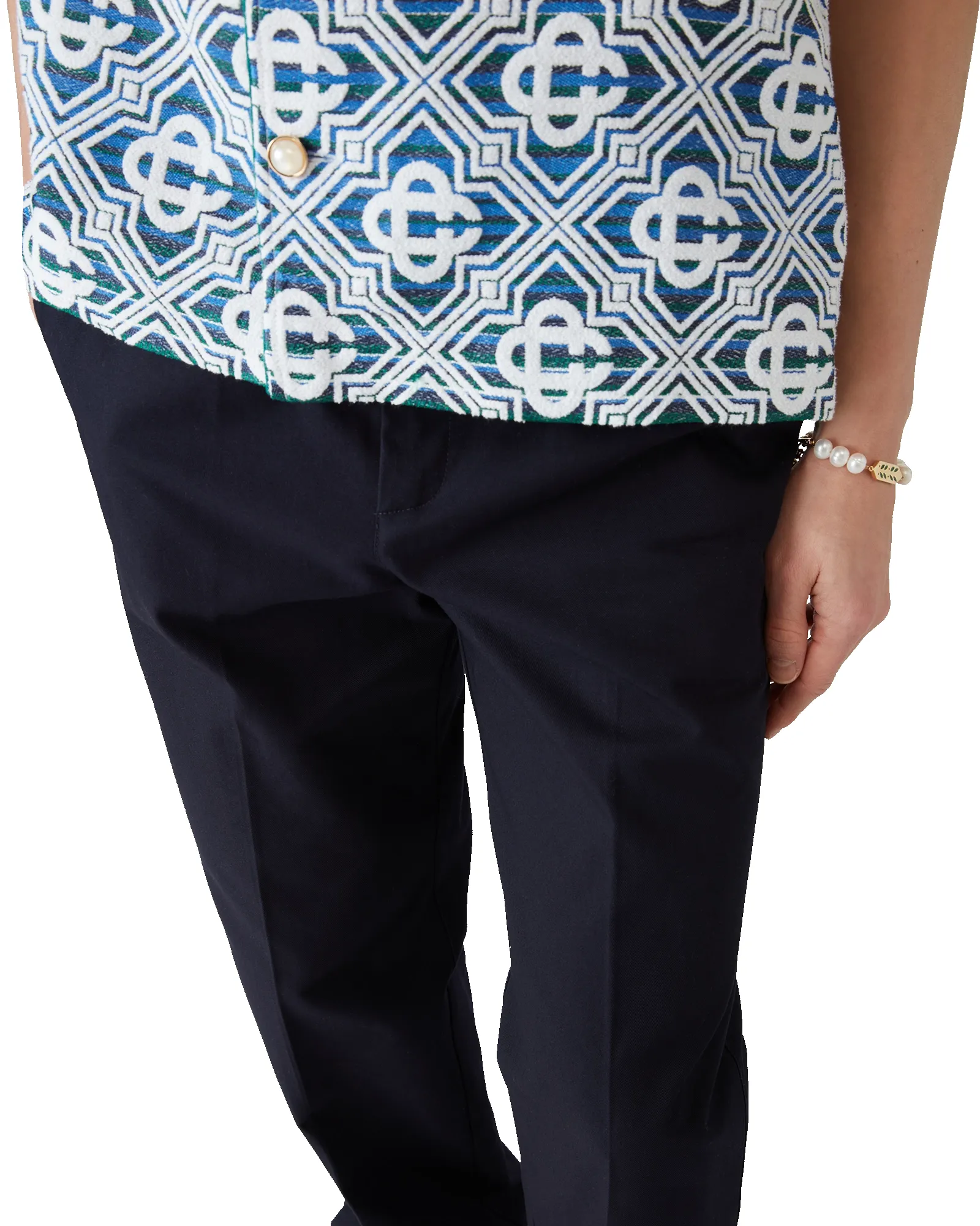 Relaxed Chino Trousers sold by Casablanca product image thumbnail 4