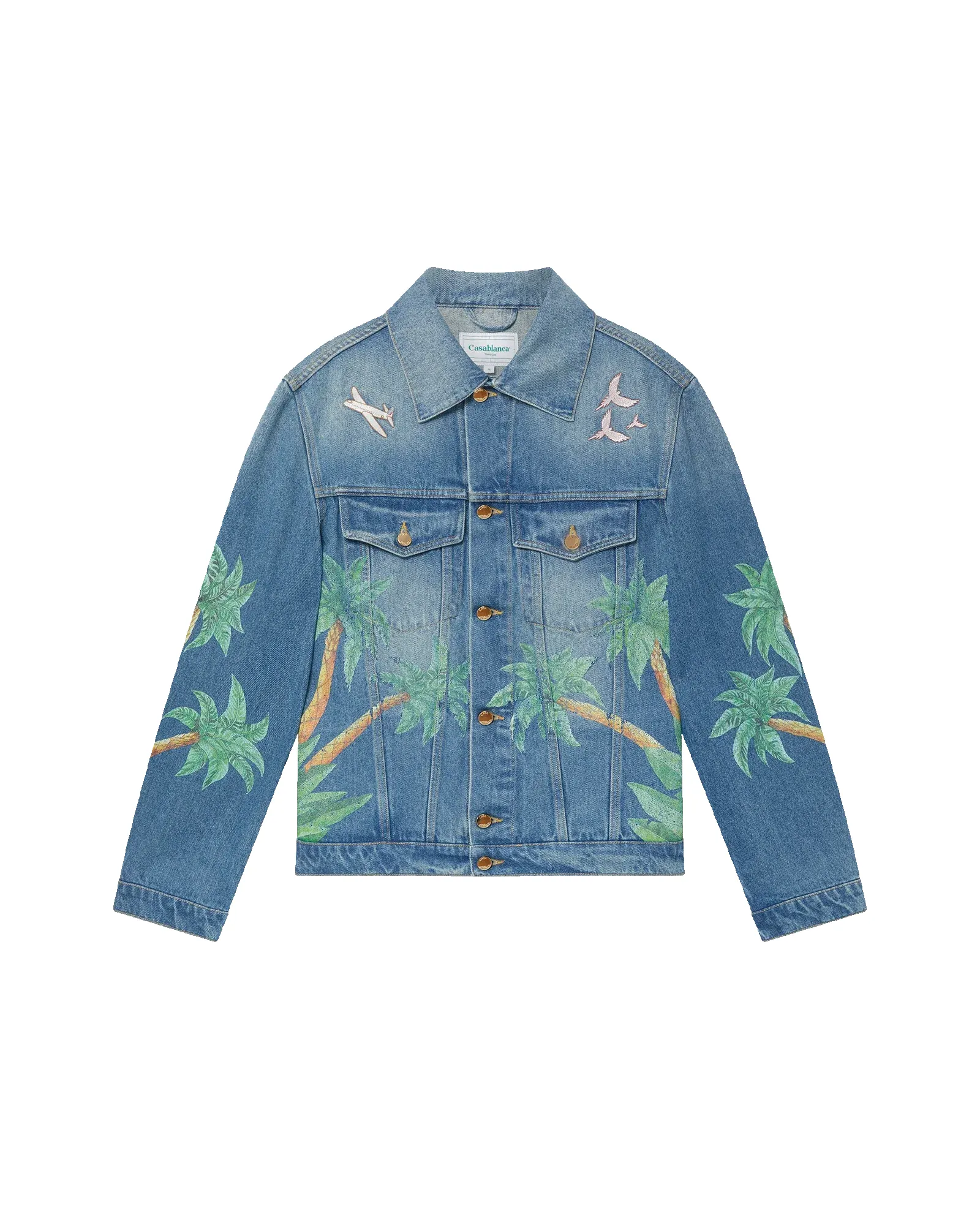 Casablanca Tennis Club Denim Jacket sold by Casablanca