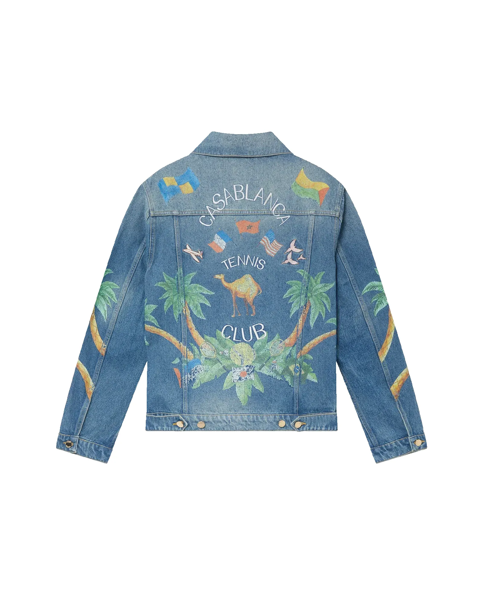 Casablanca Tennis Club Denim Jacket sold by Casablanca product image thumbnail 2