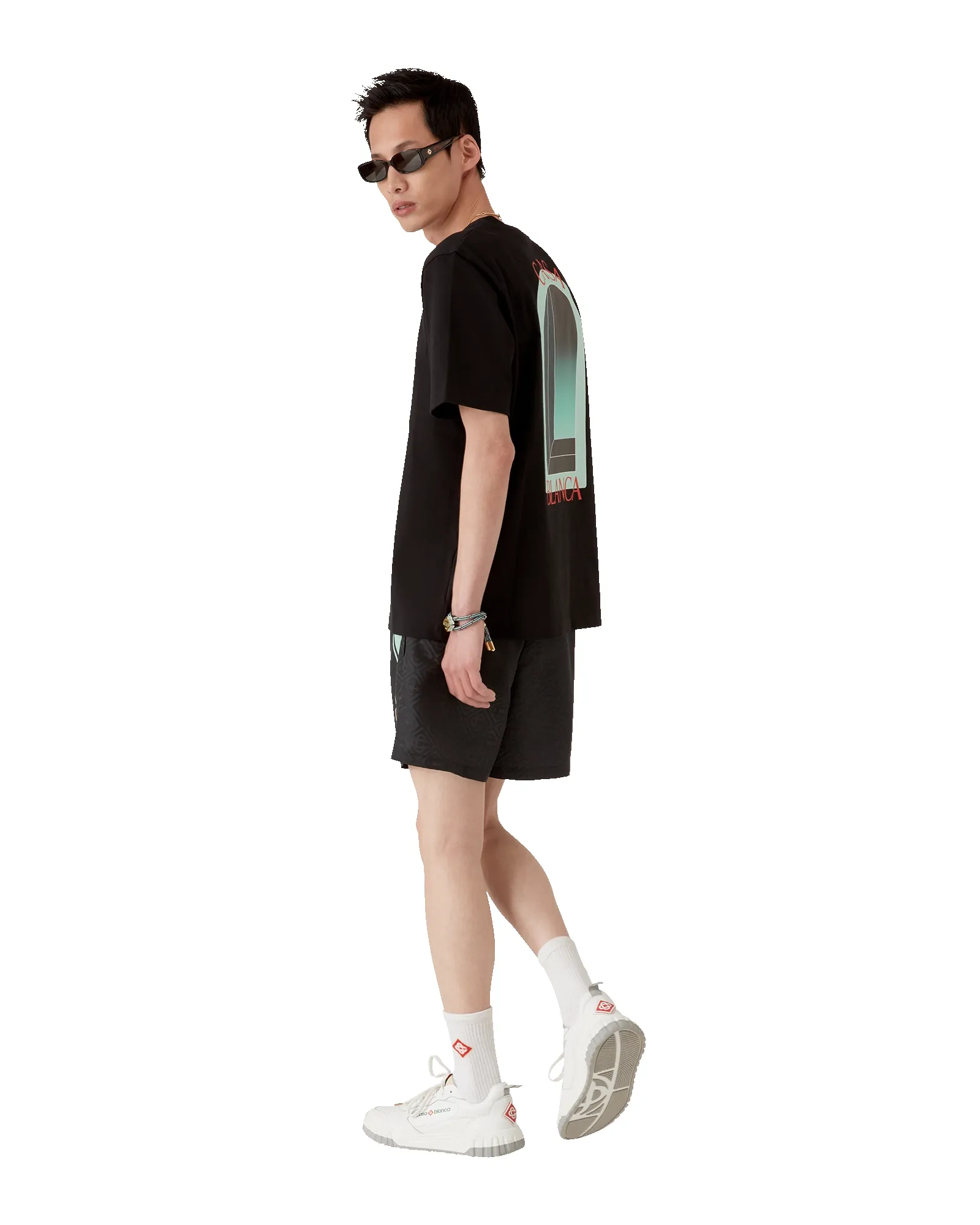 Monogram Jacquard Stripe Swim Shorts sold by Casablanca product image thumbnail 3