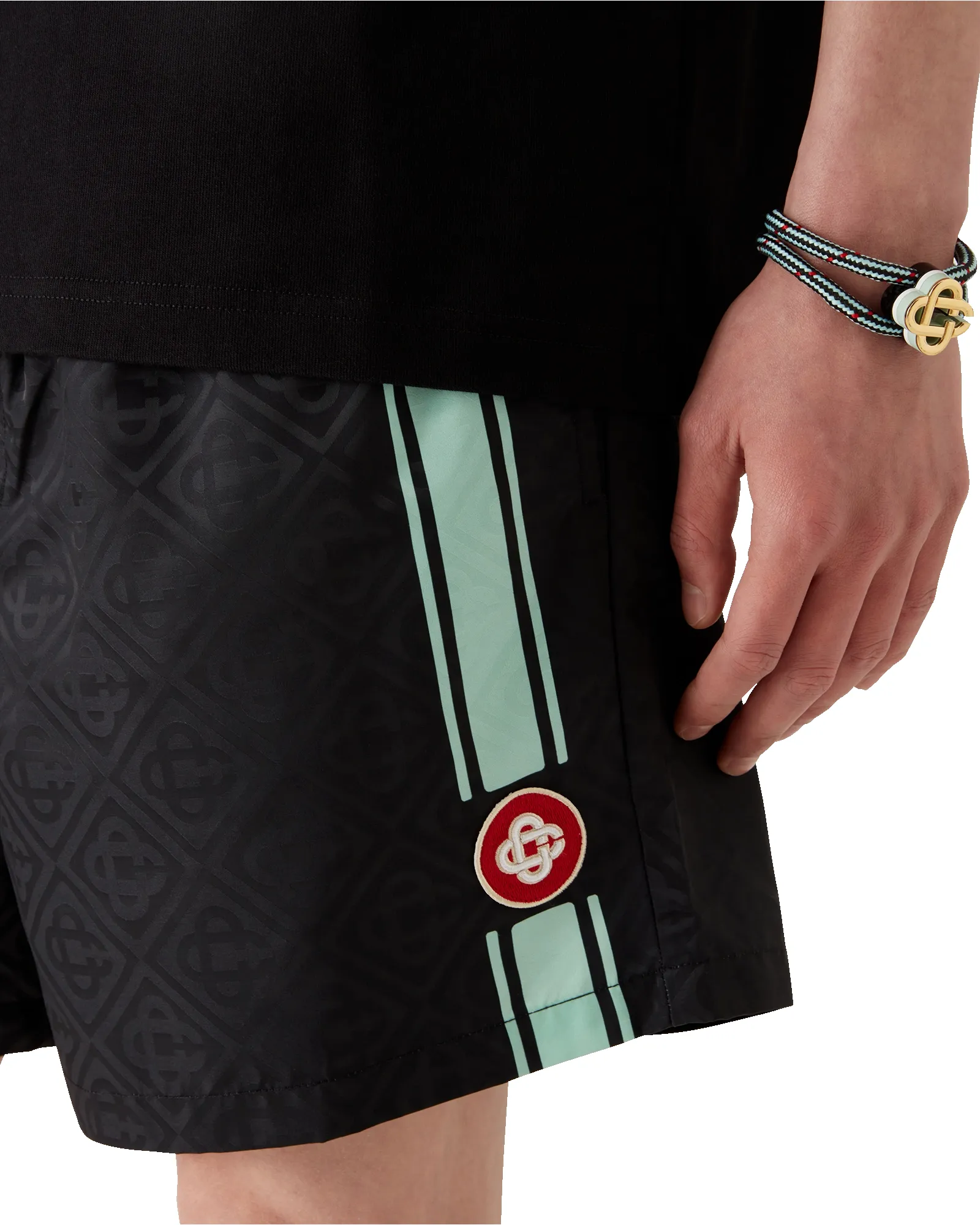 Monogram Jacquard Stripe Swim Shorts sold by Casablanca product image thumbnail 5