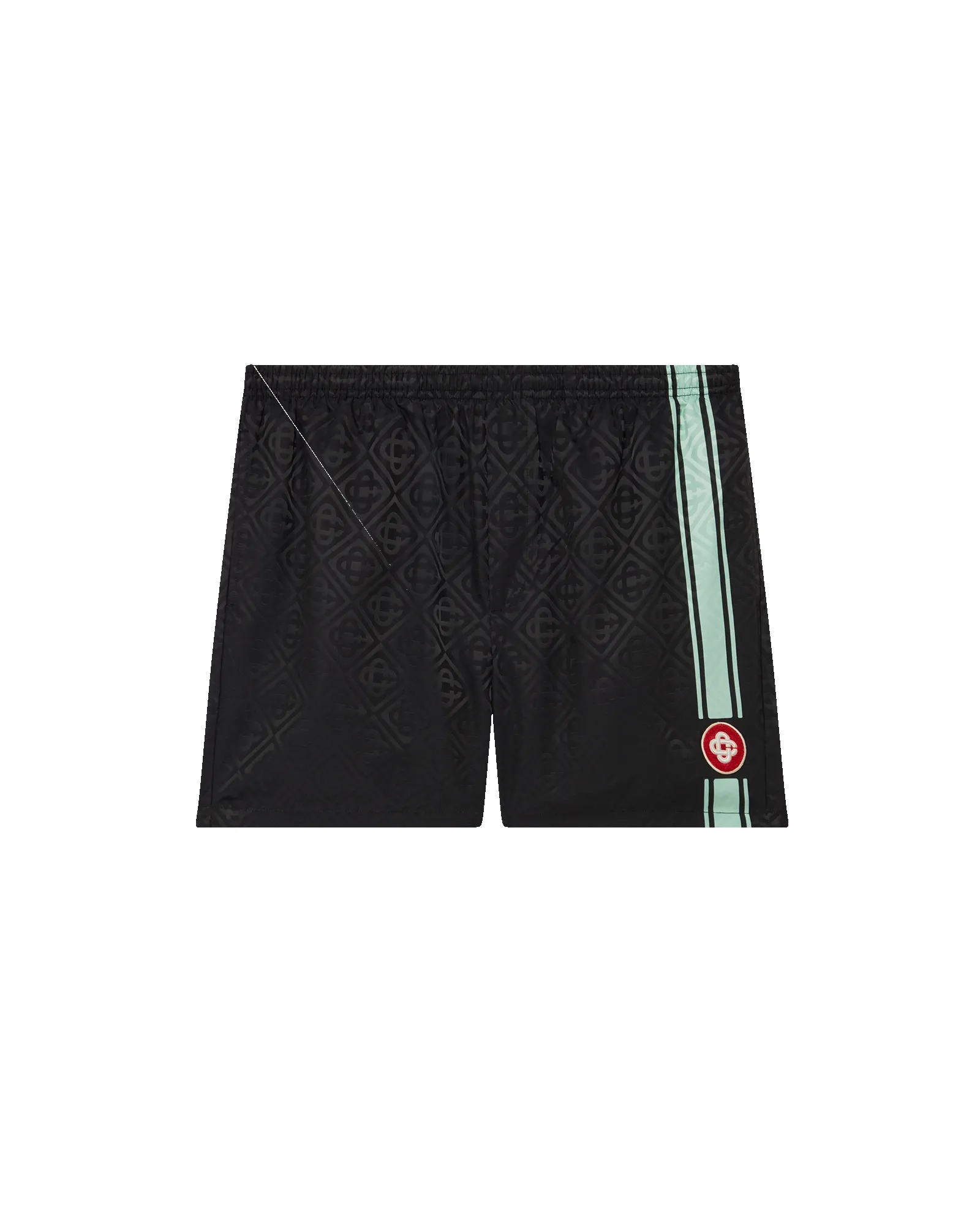 Monogram Jacquard Stripe Swim Shorts sold by Casablanca