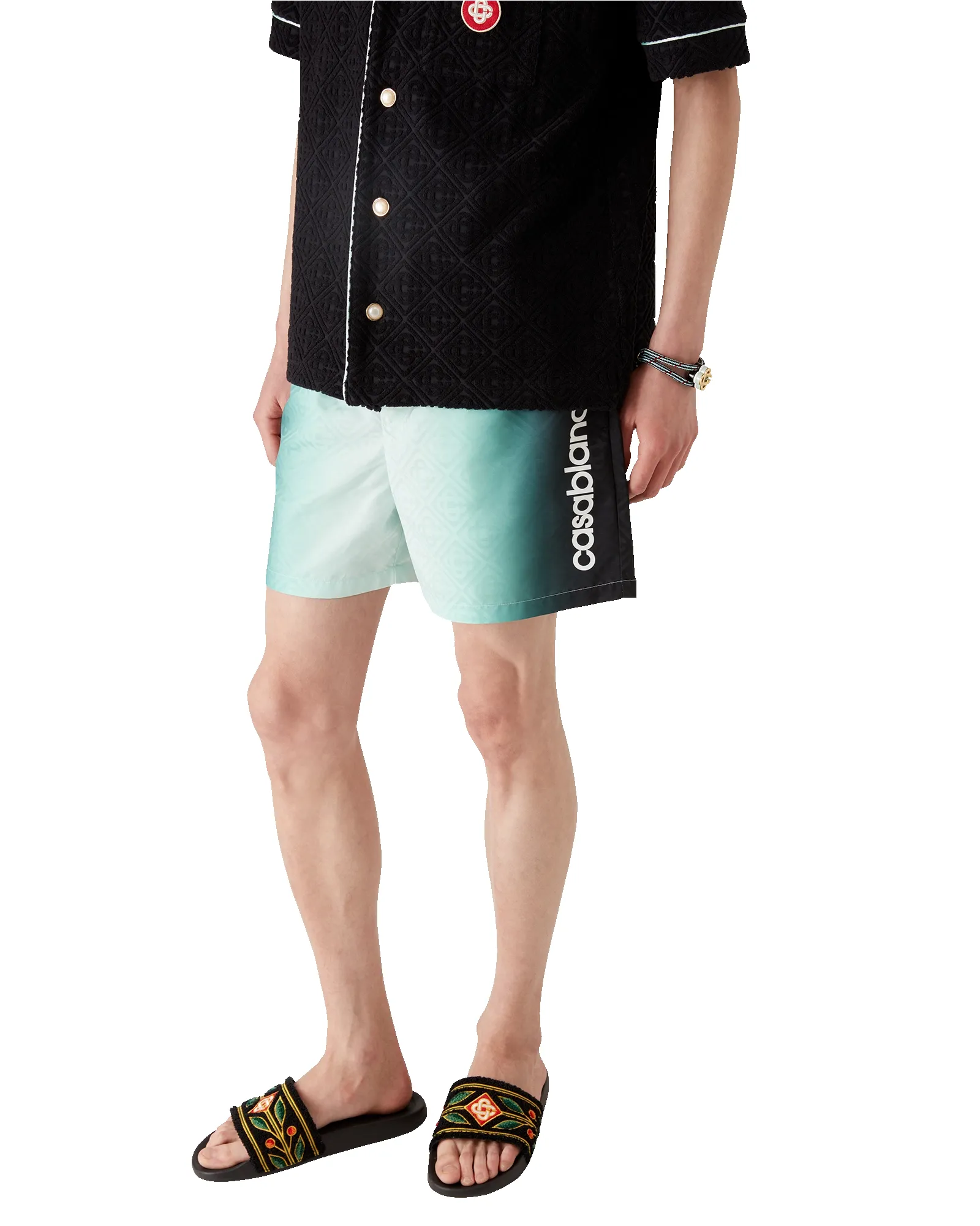 Gradient Monogram Jacquard Swim Shorts sold by Casablanca product image thumbnail 4