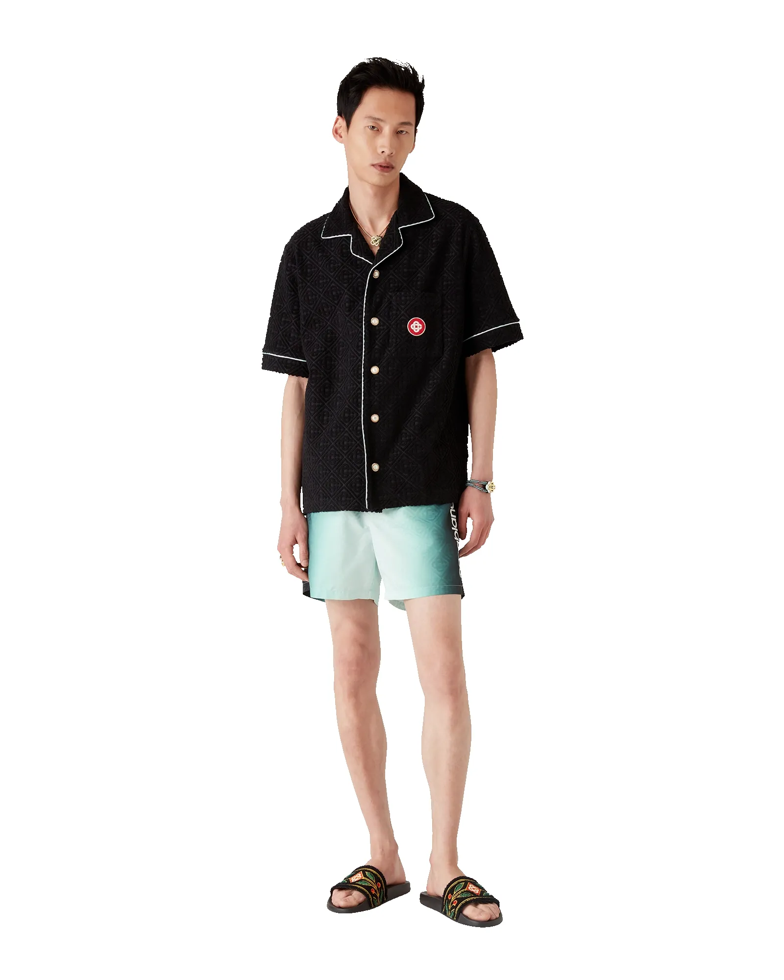 Gradient Monogram Jacquard Swim Shorts sold by Casablanca product image thumbnail 2