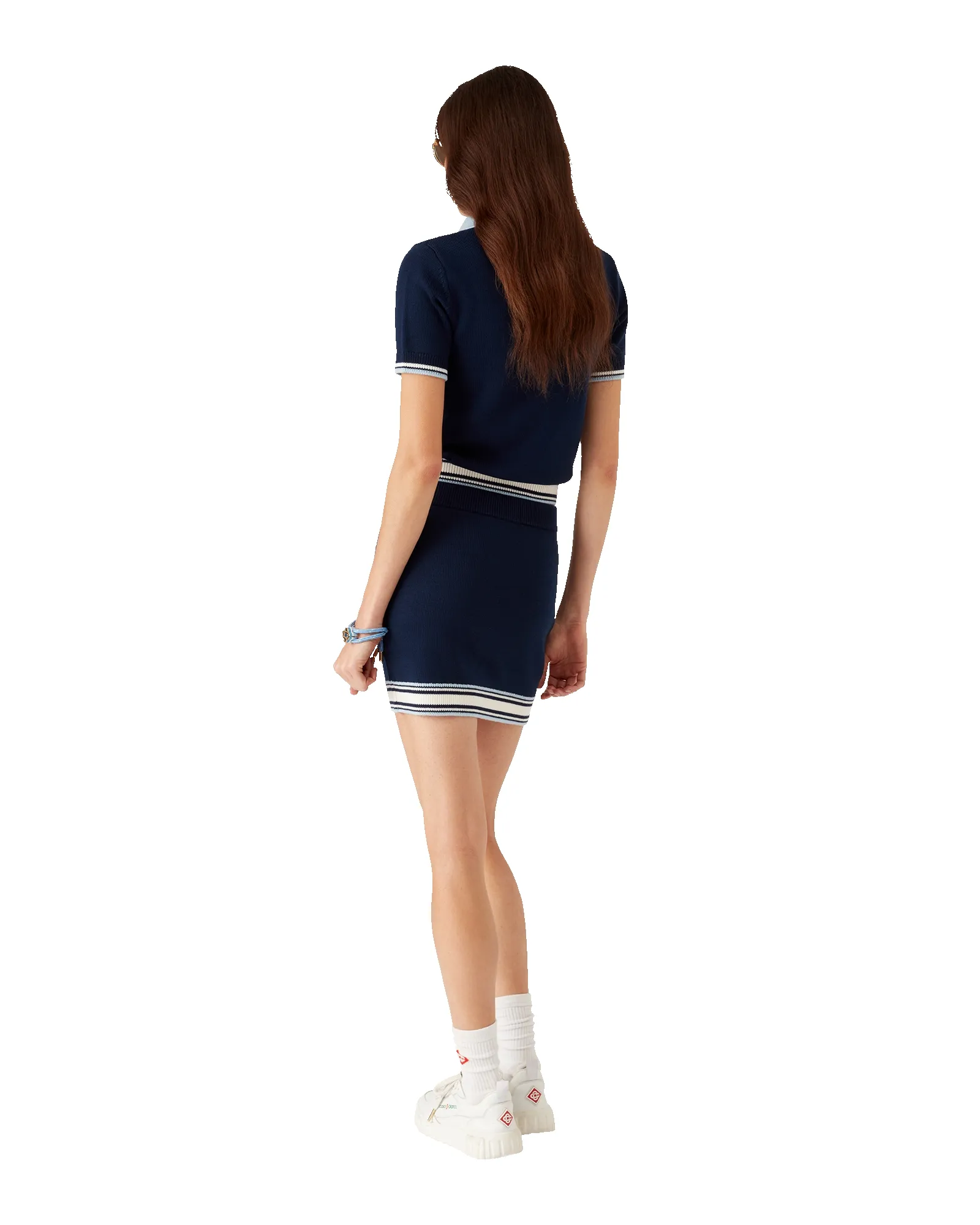 Merino Knit Tennis Polo Shirt sold by Casablanca product image thumbnail 3