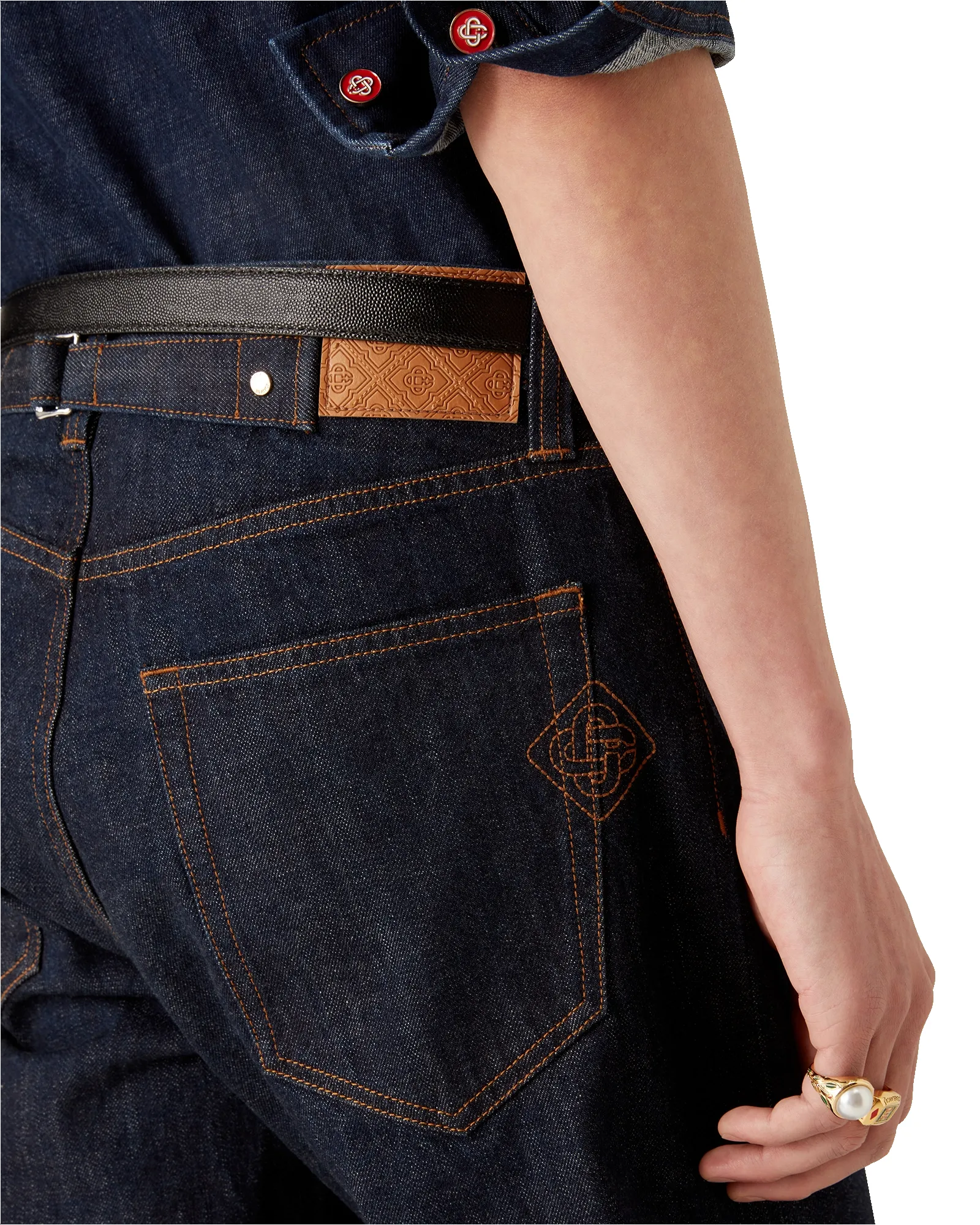 Laurel Selvedge Denim Jeans sold by Casablanca product image thumbnail 5