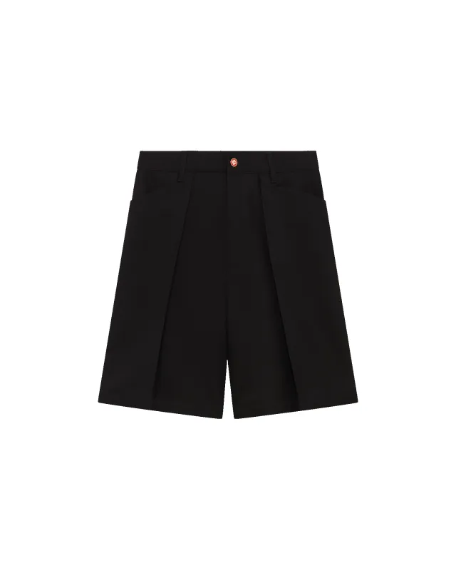 Wool Pleated Tailored Shorts sold by Casablanca