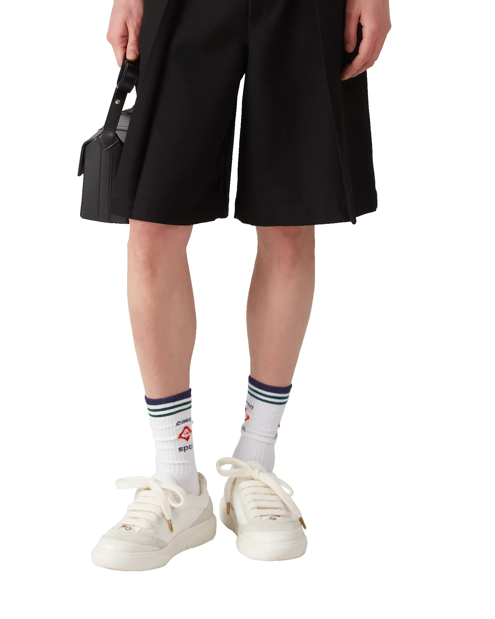 Wool Pleated Tailored Shorts sold by Casablanca product image thumbnail 3