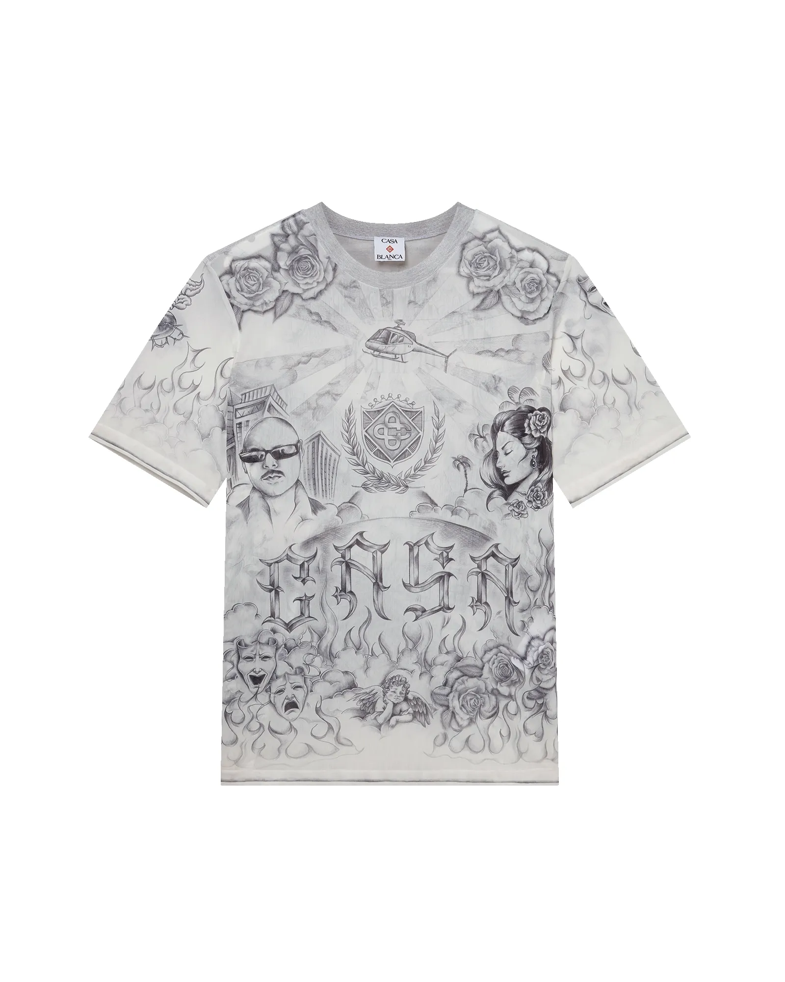 Tattoo Mesh Top sold by Casablanca