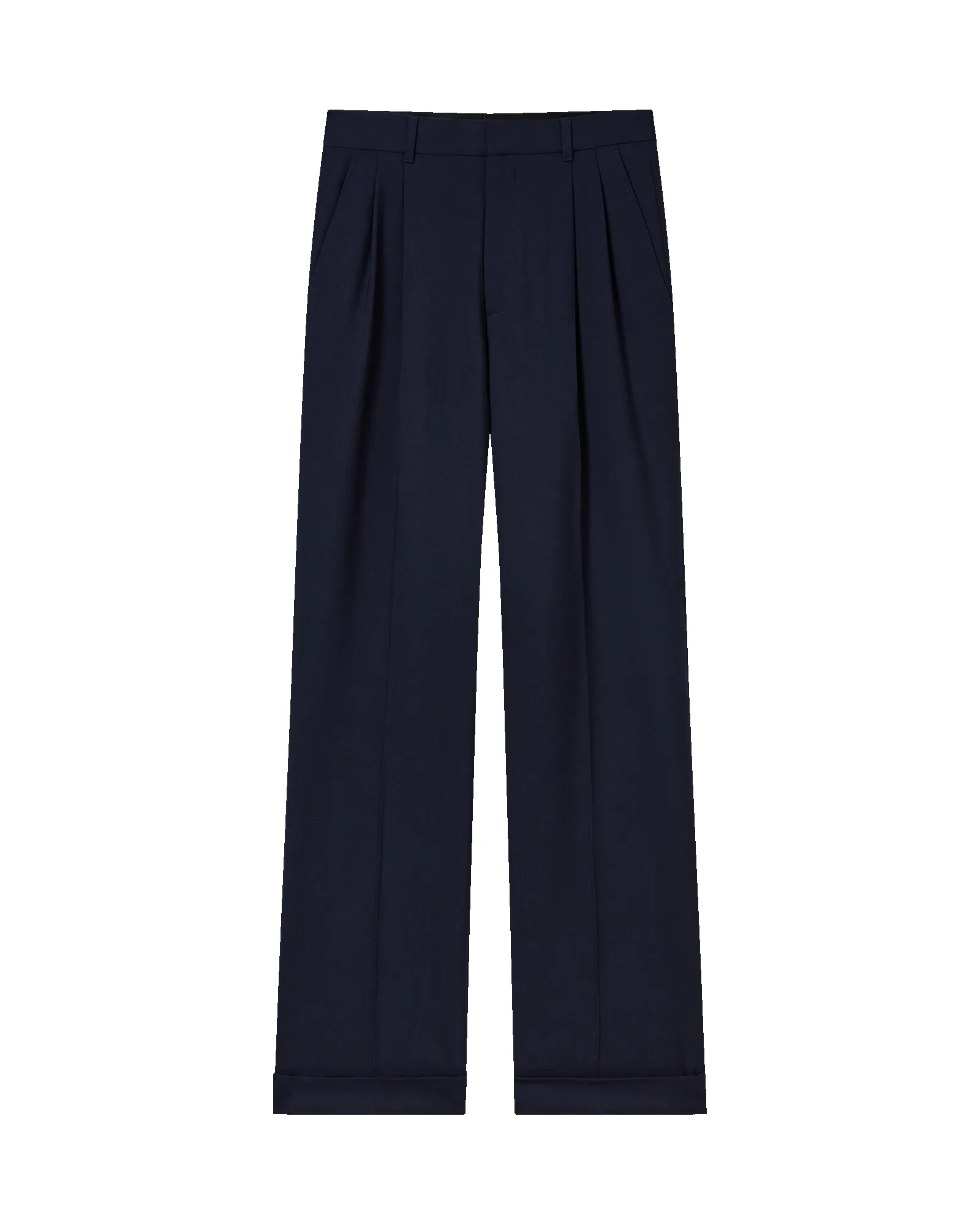 Wool Tailored Pleated Trousers sold by Casablanca