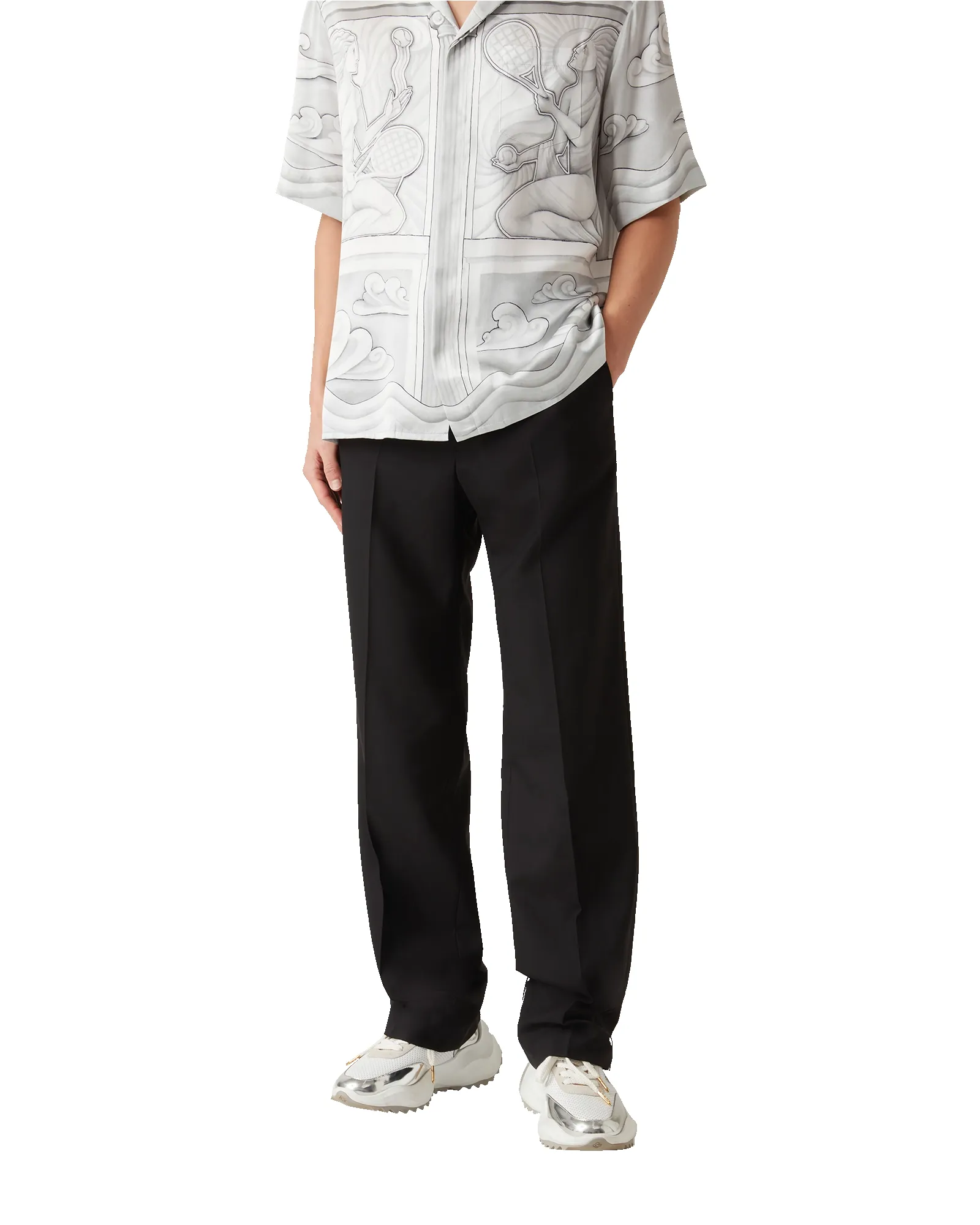 Wool Tailored Trousers sold by Casablanca product image thumbnail 4