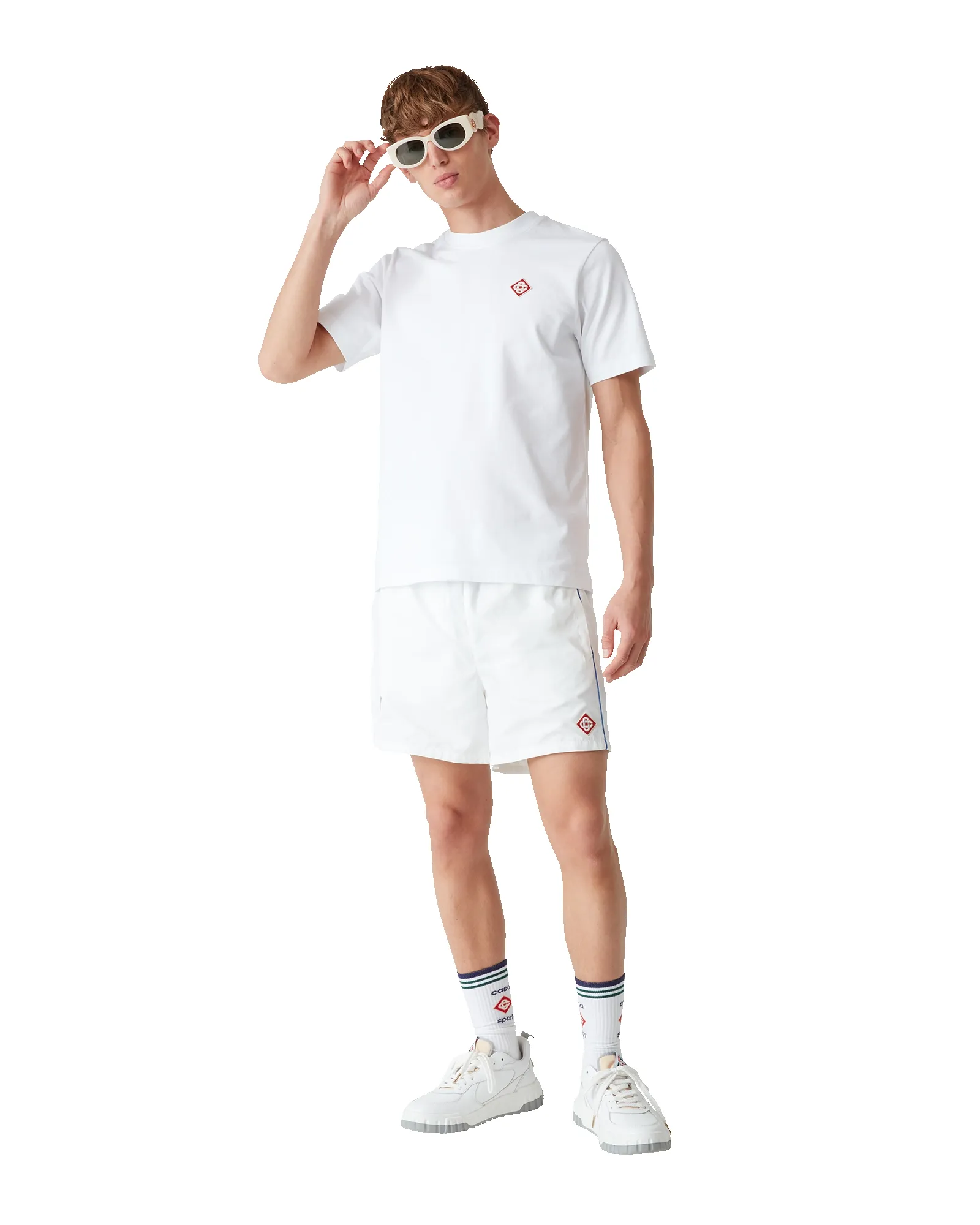 Midnight Acropolis Windbreaker Shorts sold by Casablanca product image thumbnail 2