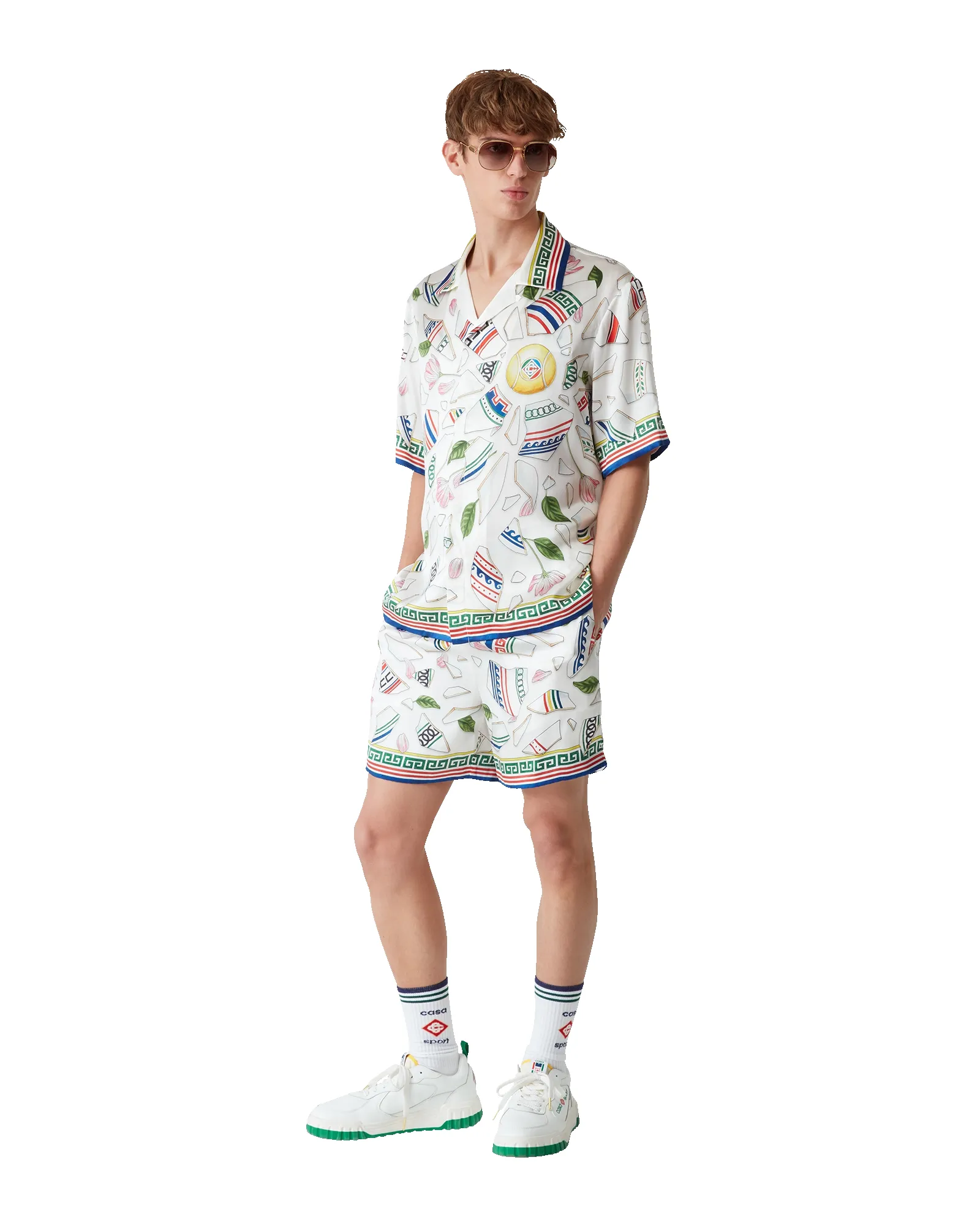 Le Vase Brise Silk Shorts sold by Casablanca product image thumbnail 2