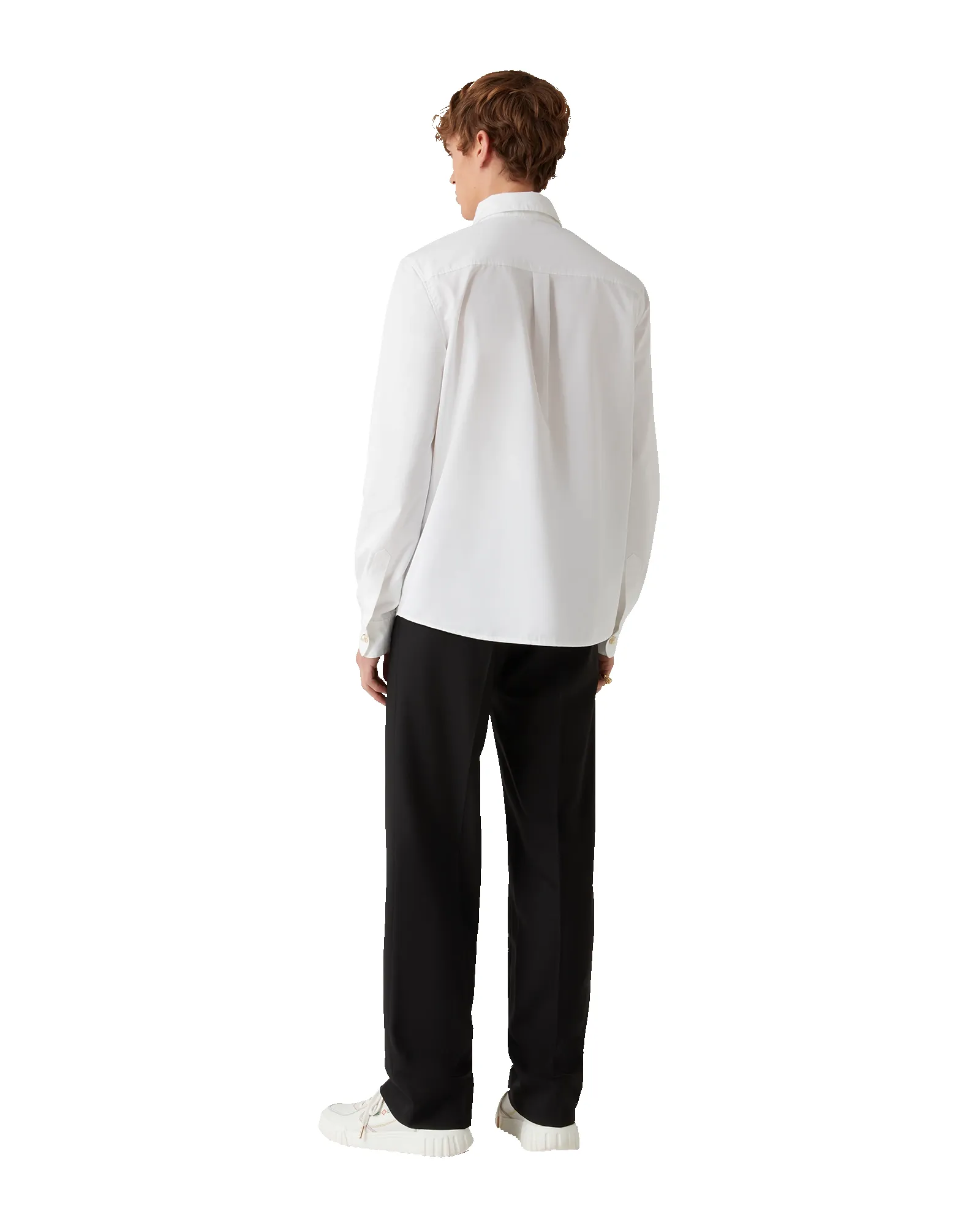 Pearl Diamond Long Sleeve Patch Cotton Shirt sold by Casablanca product image thumbnail 3