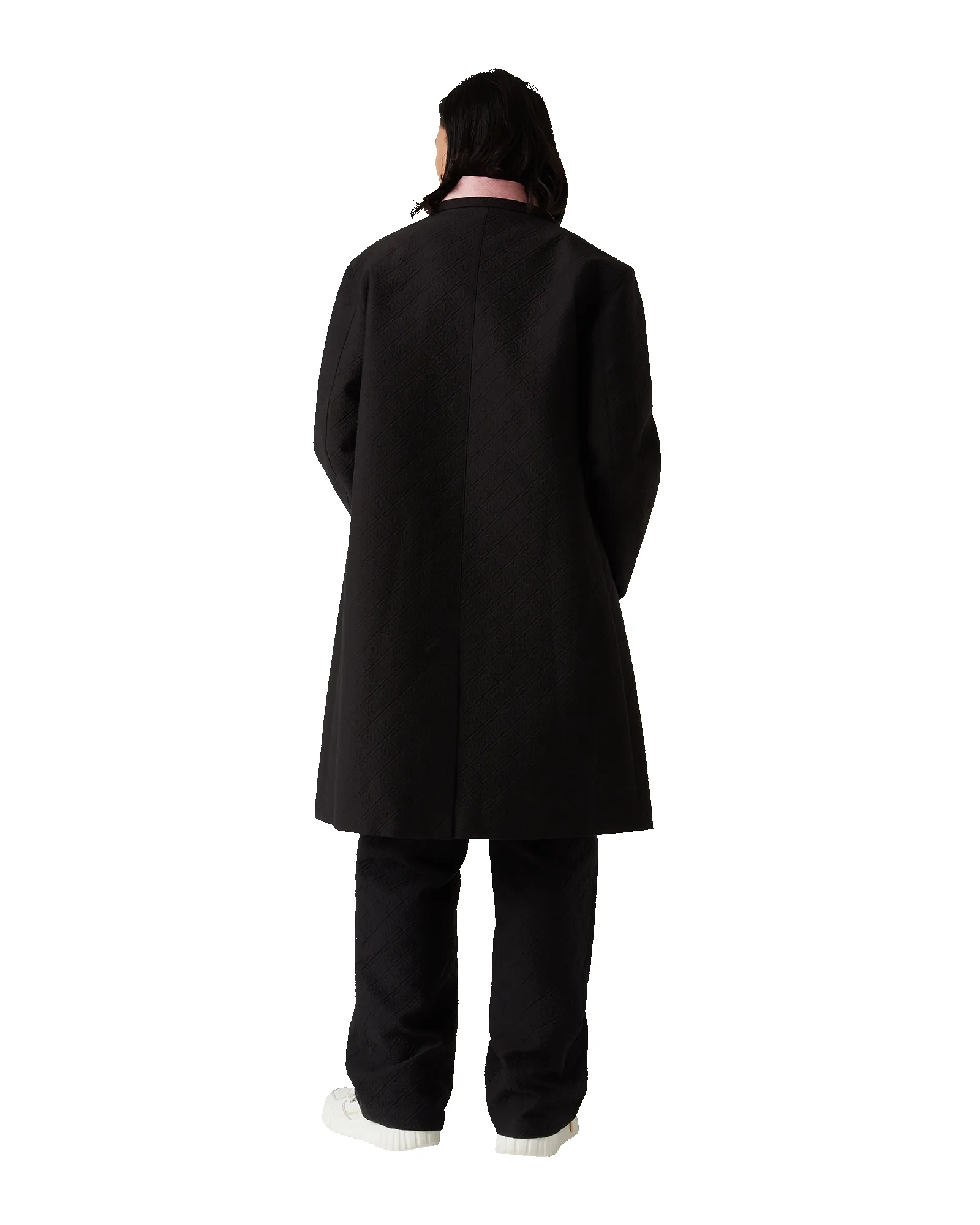 Jacquard Car Coat sold by Casablanca product image thumbnail 3