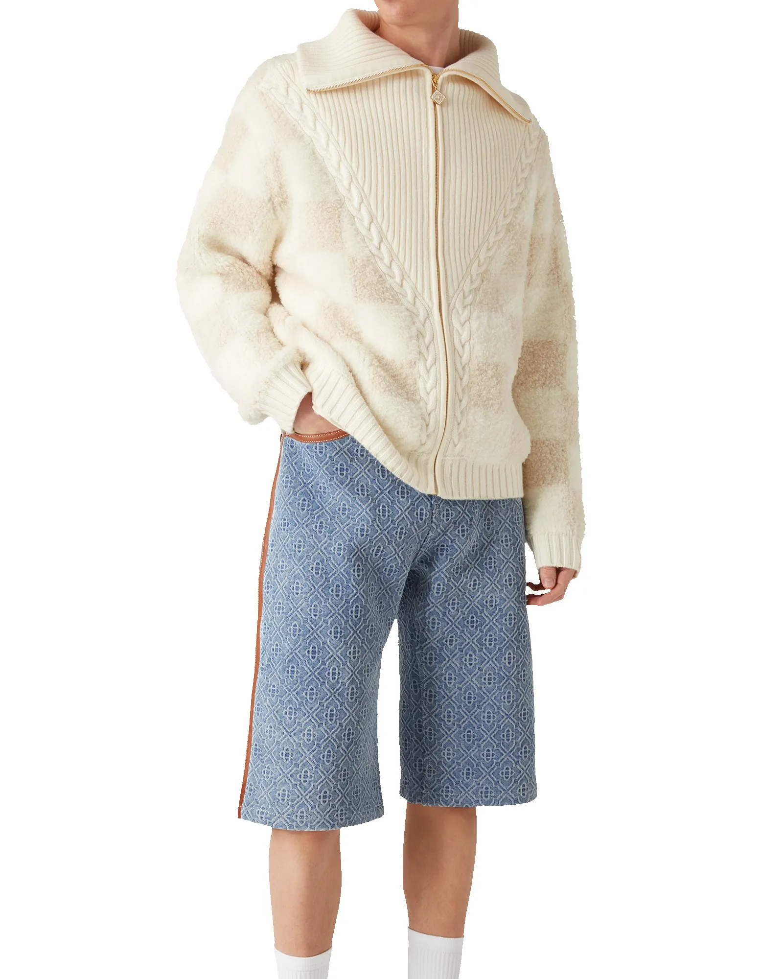 Monogram Jean Shorts sold by Casablanca product image thumbnail 4