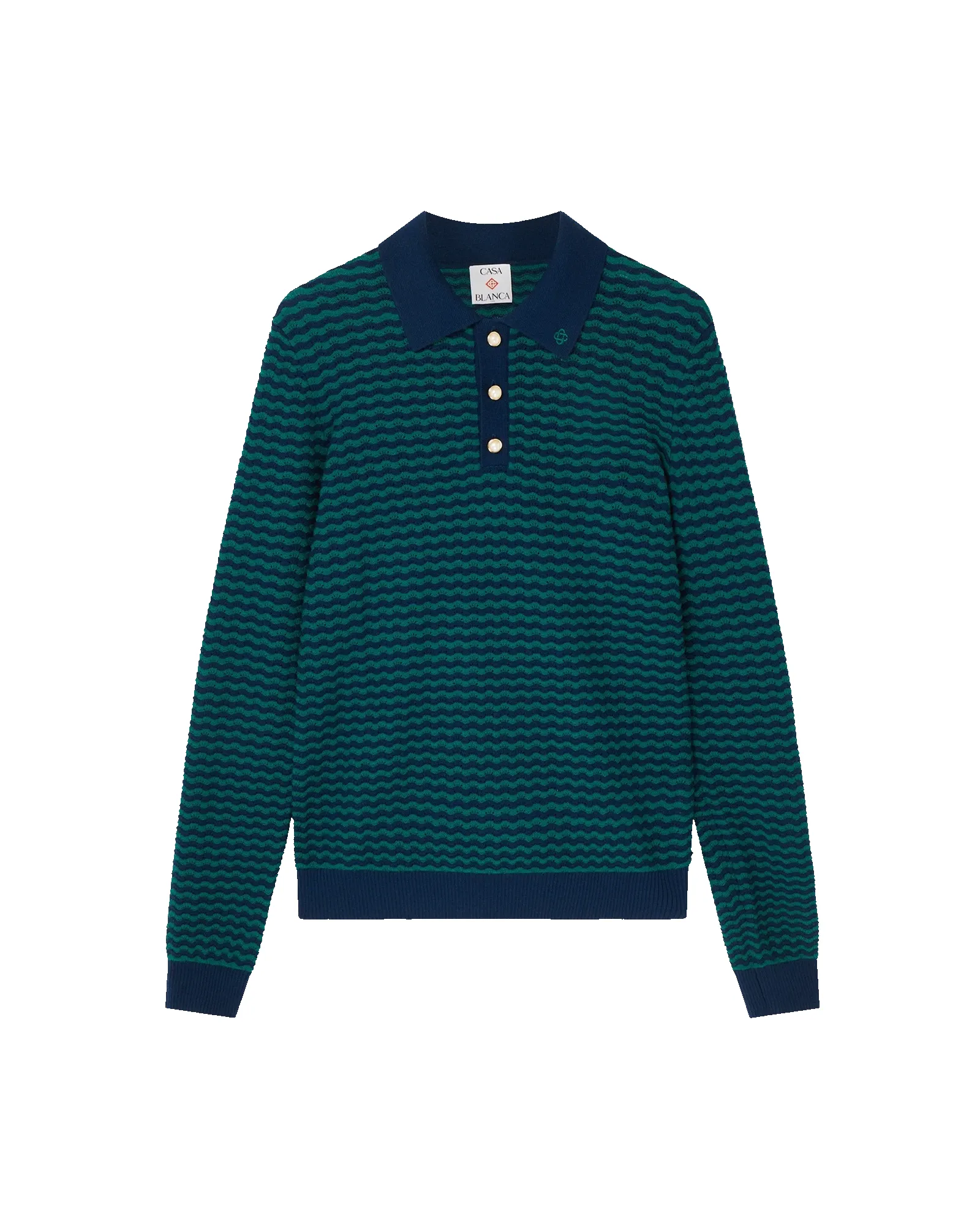 Mini Wave Polo Shirt sold by Casablanca