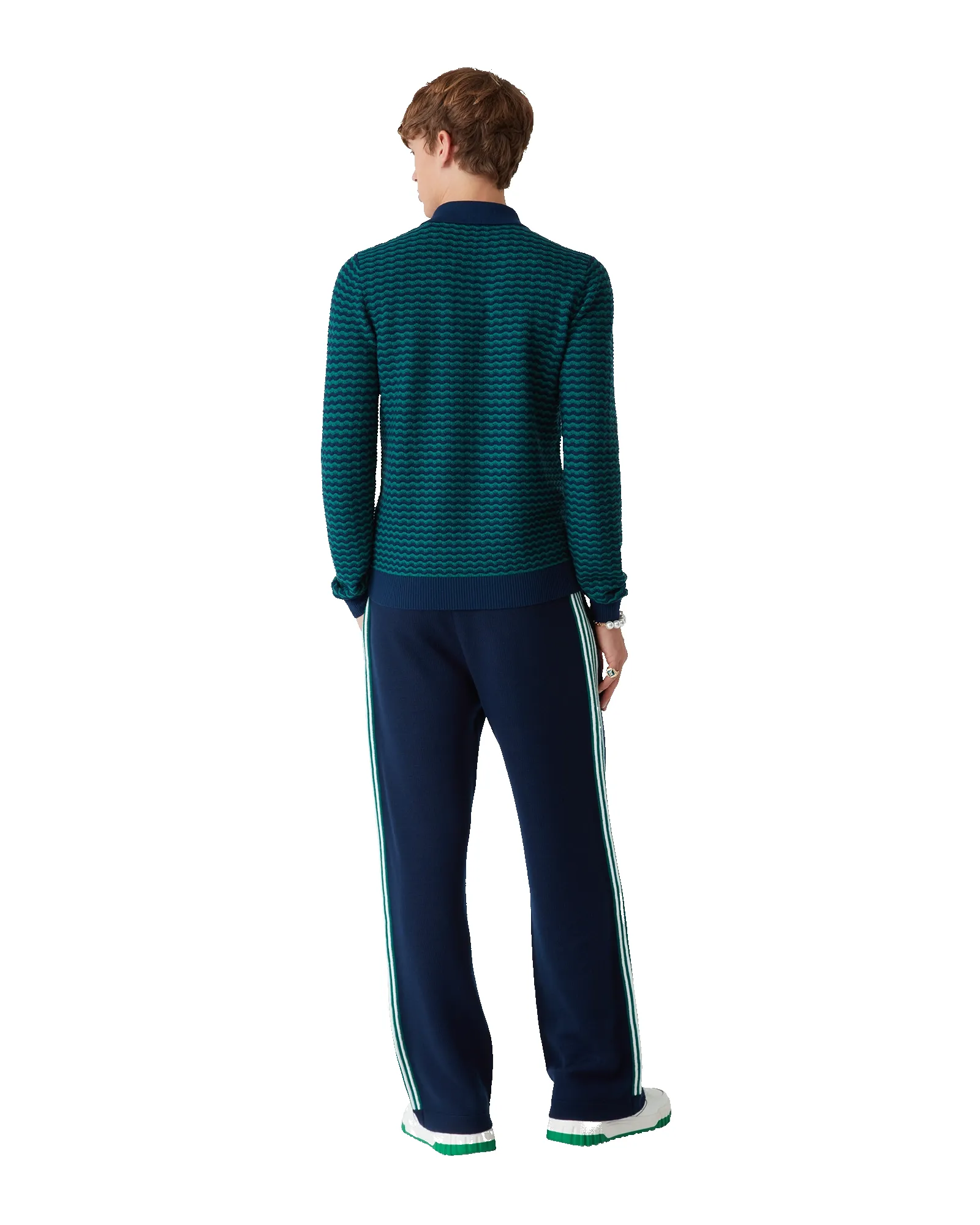 Mini Wave Polo Shirt sold by Casablanca product image thumbnail 3