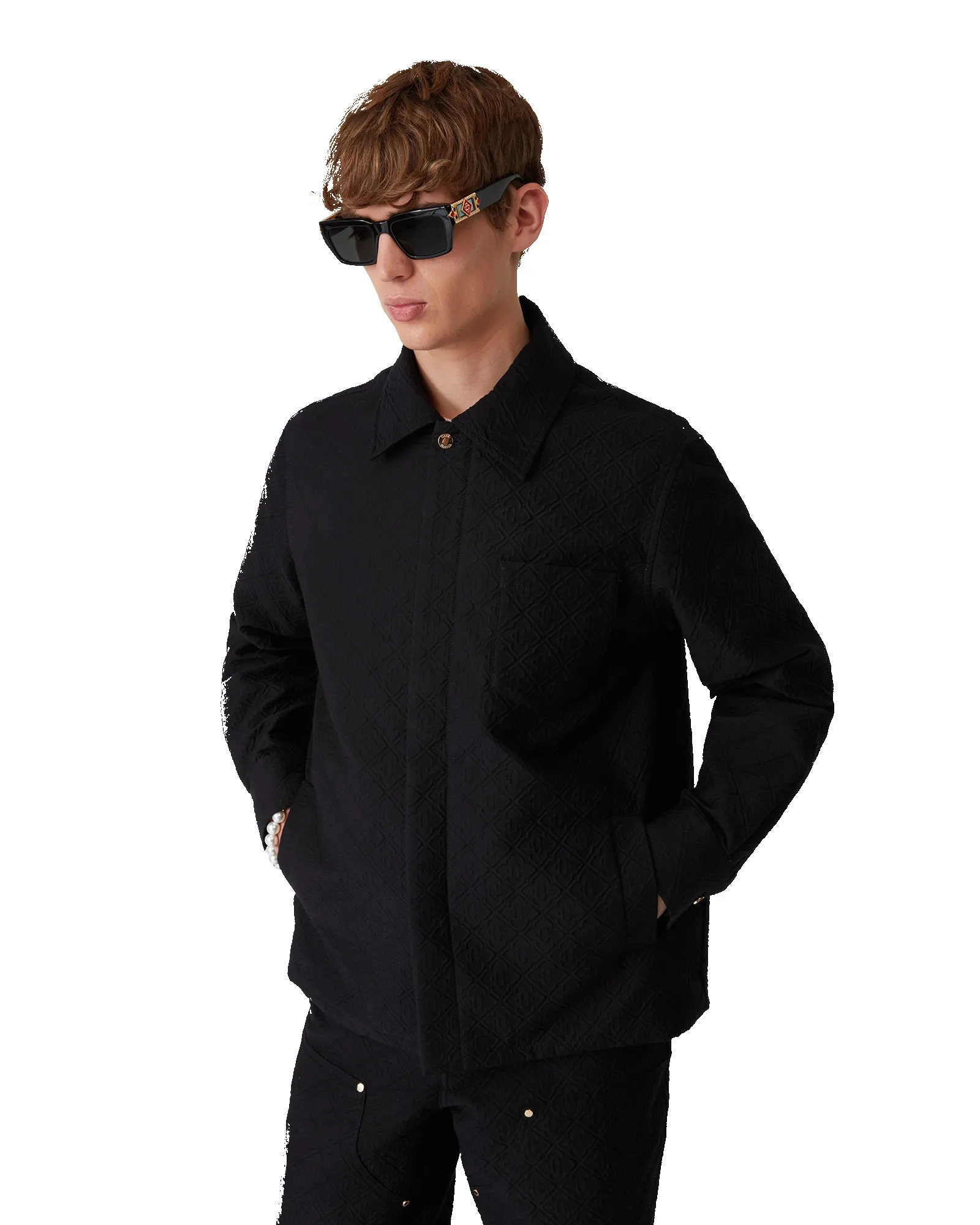 Jacquard Shacket sold by Casablanca product image thumbnail 5