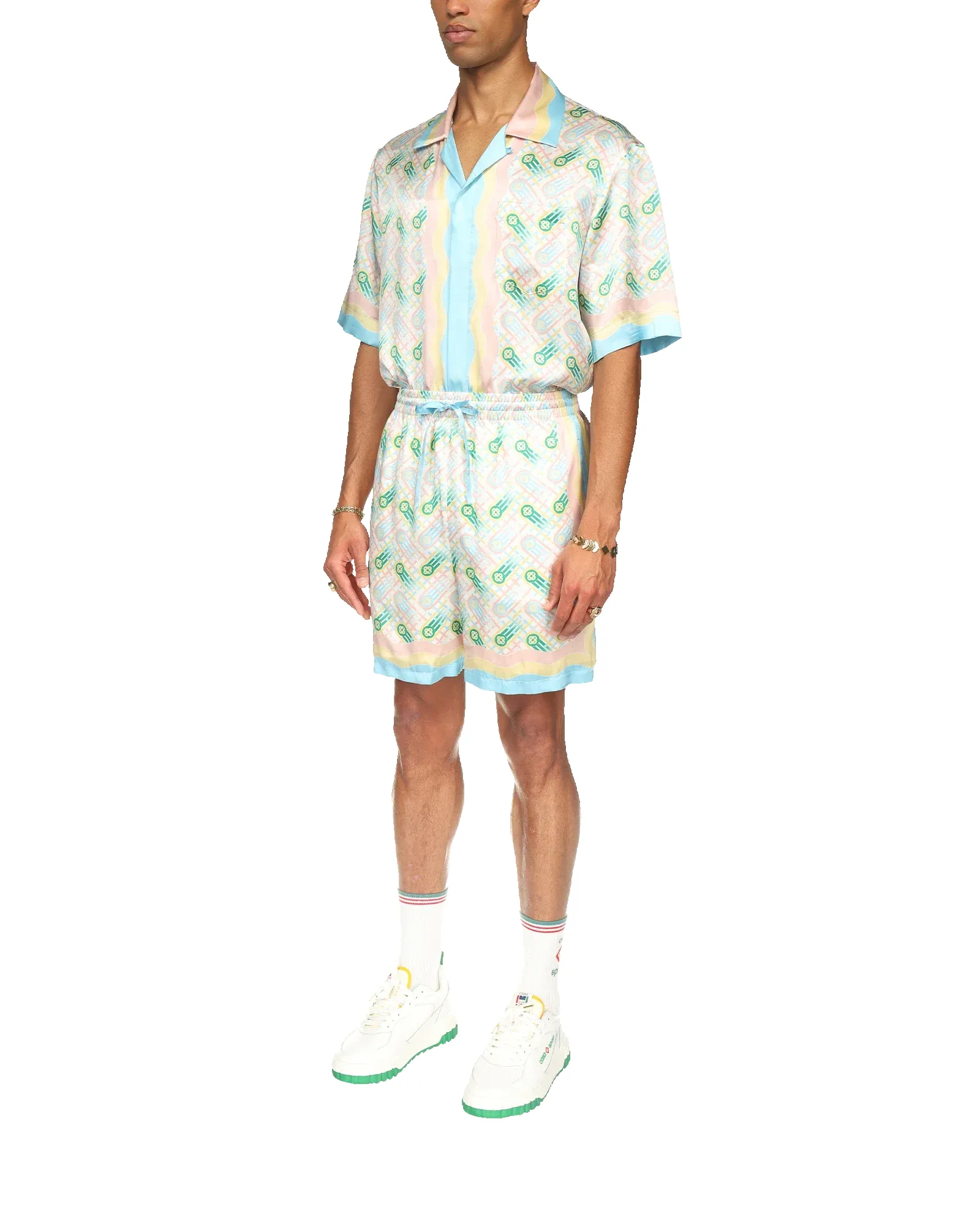 Ping Pong Silk Shorts sold by Casablanca product image thumbnail 3