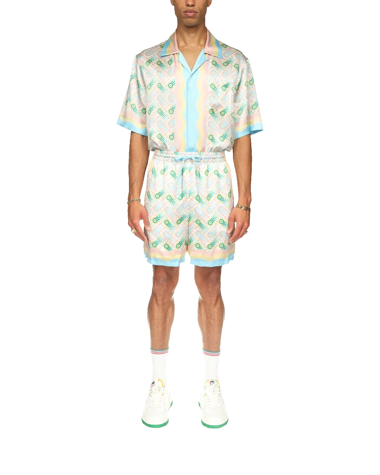 Ping Pong Silk Shorts sold by Casablanca product image thumbnail 2