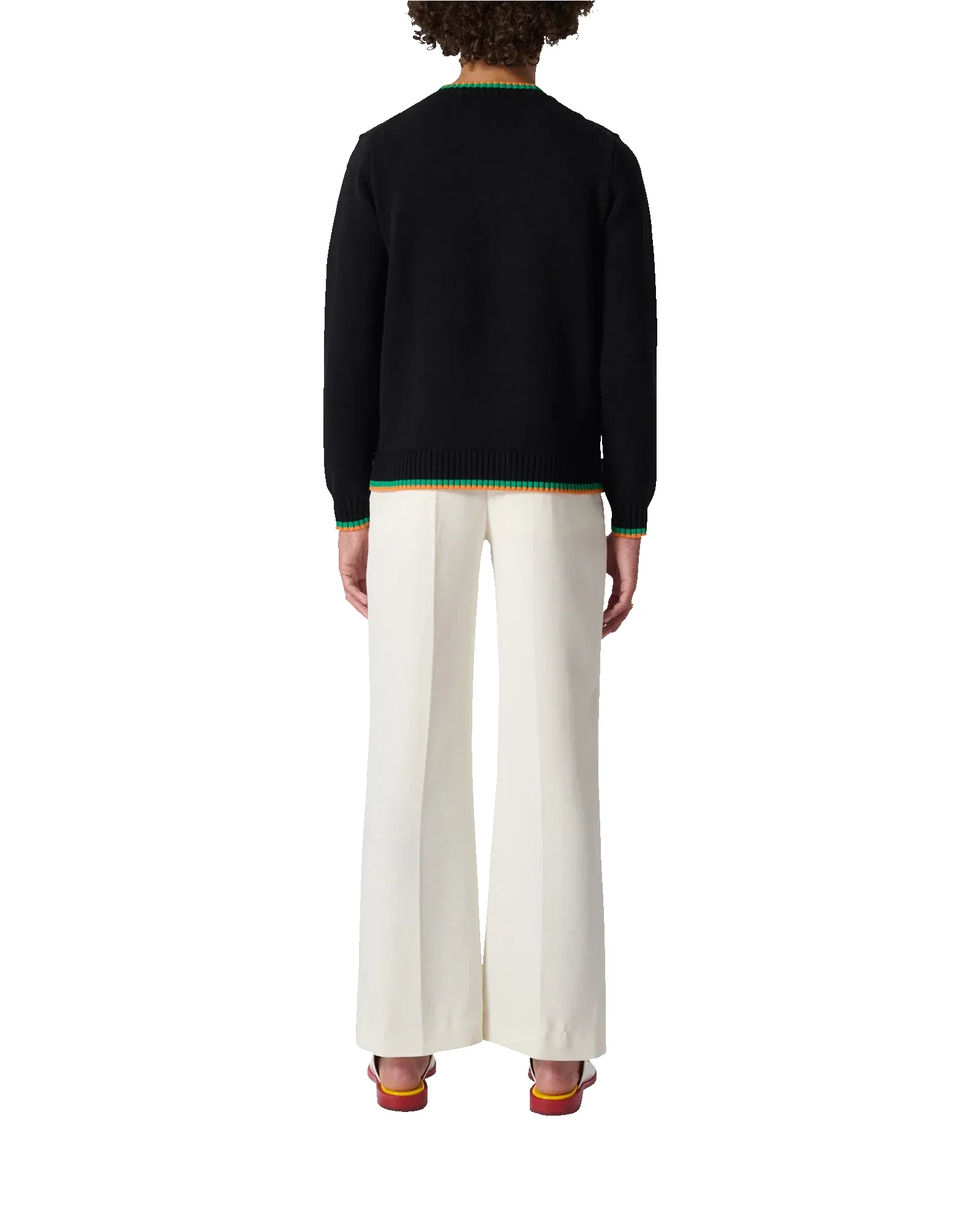 Cactus Et Orange Intarsia Sweater sold by Casablanca product image thumbnail 4