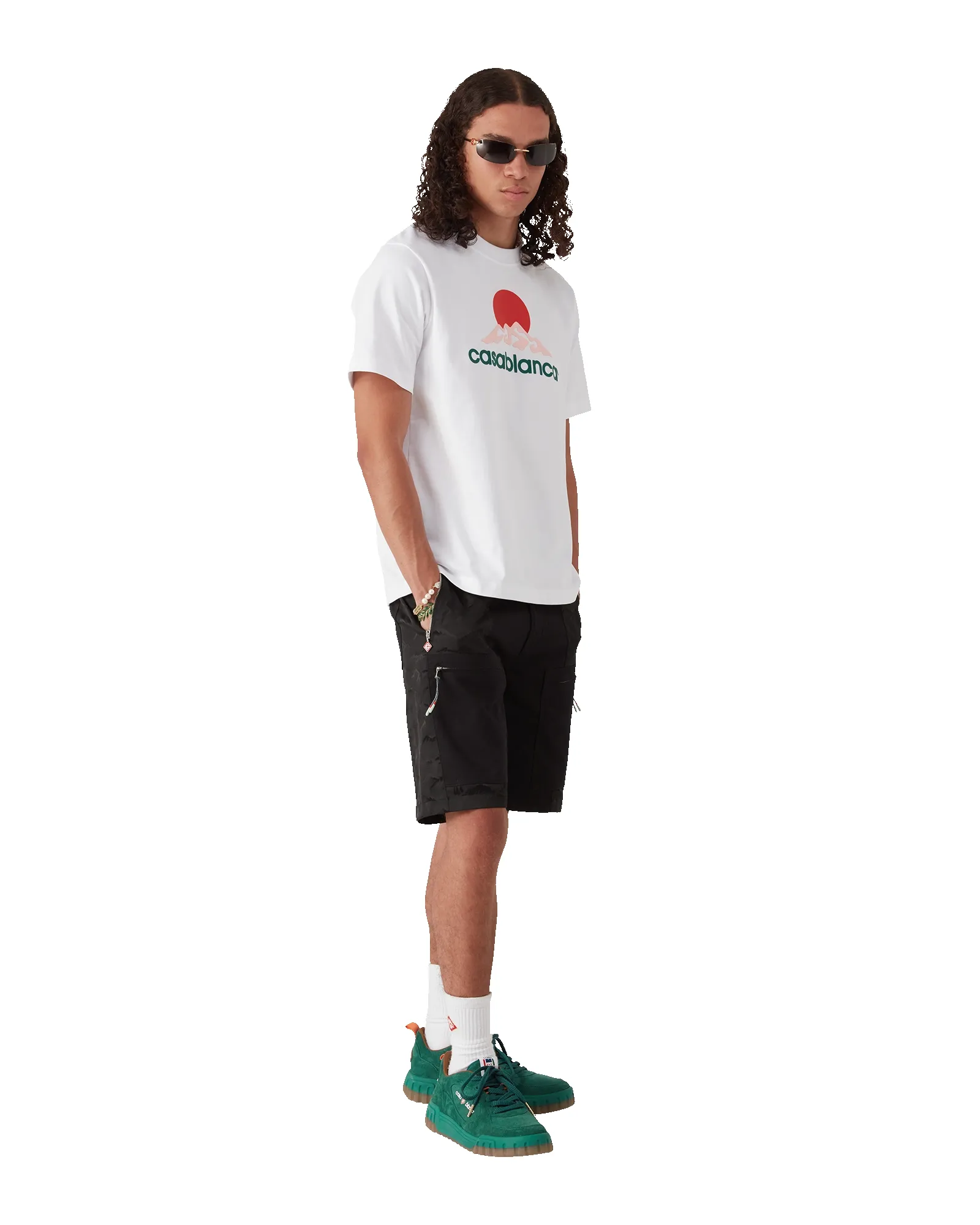 Nylon Mountain Camo Cargo Shorts sold by Casablanca product image thumbnail 2