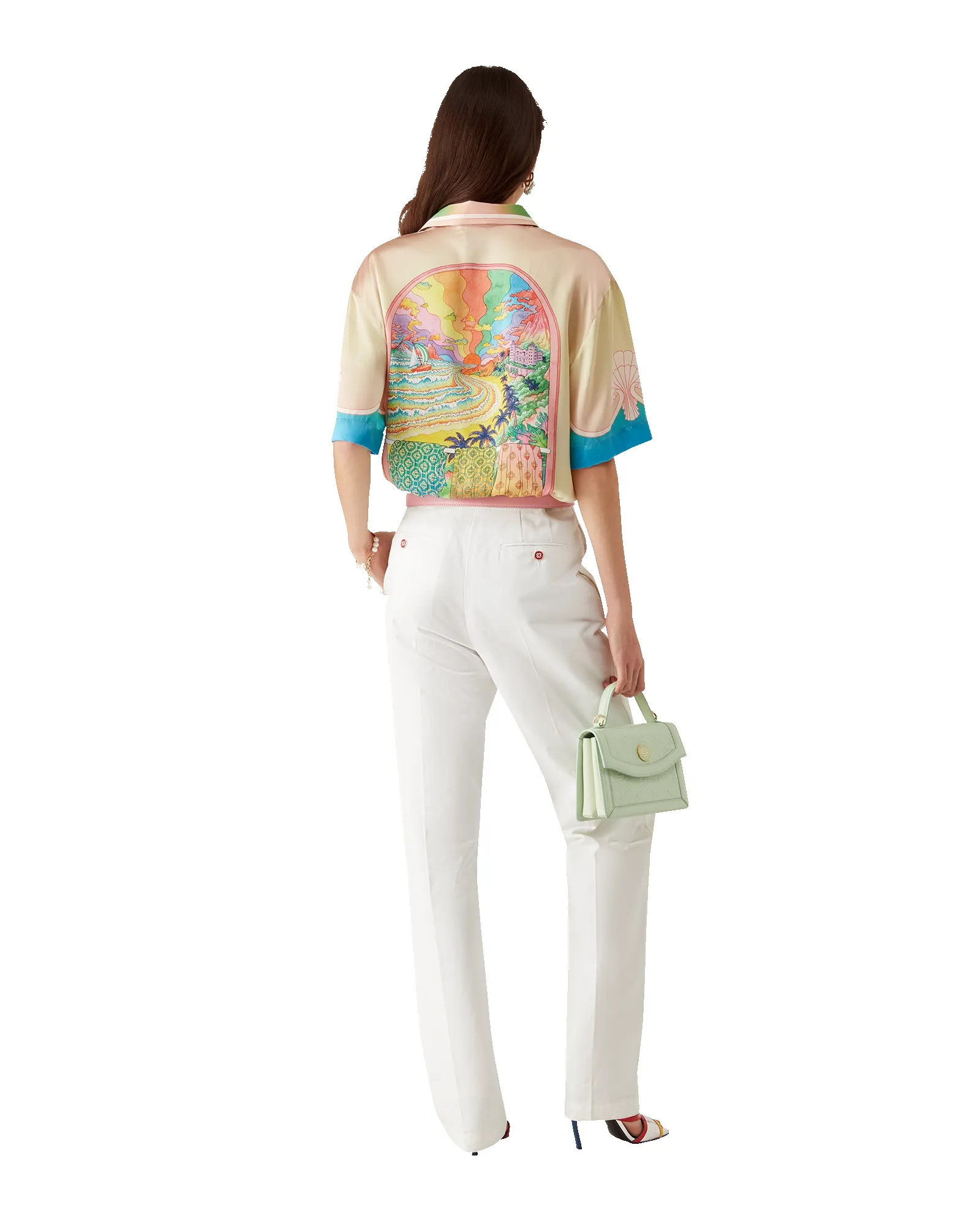 Lucid Dreams Short Sleeve Silk Shirt sold by Casablanca product image thumbnail 4